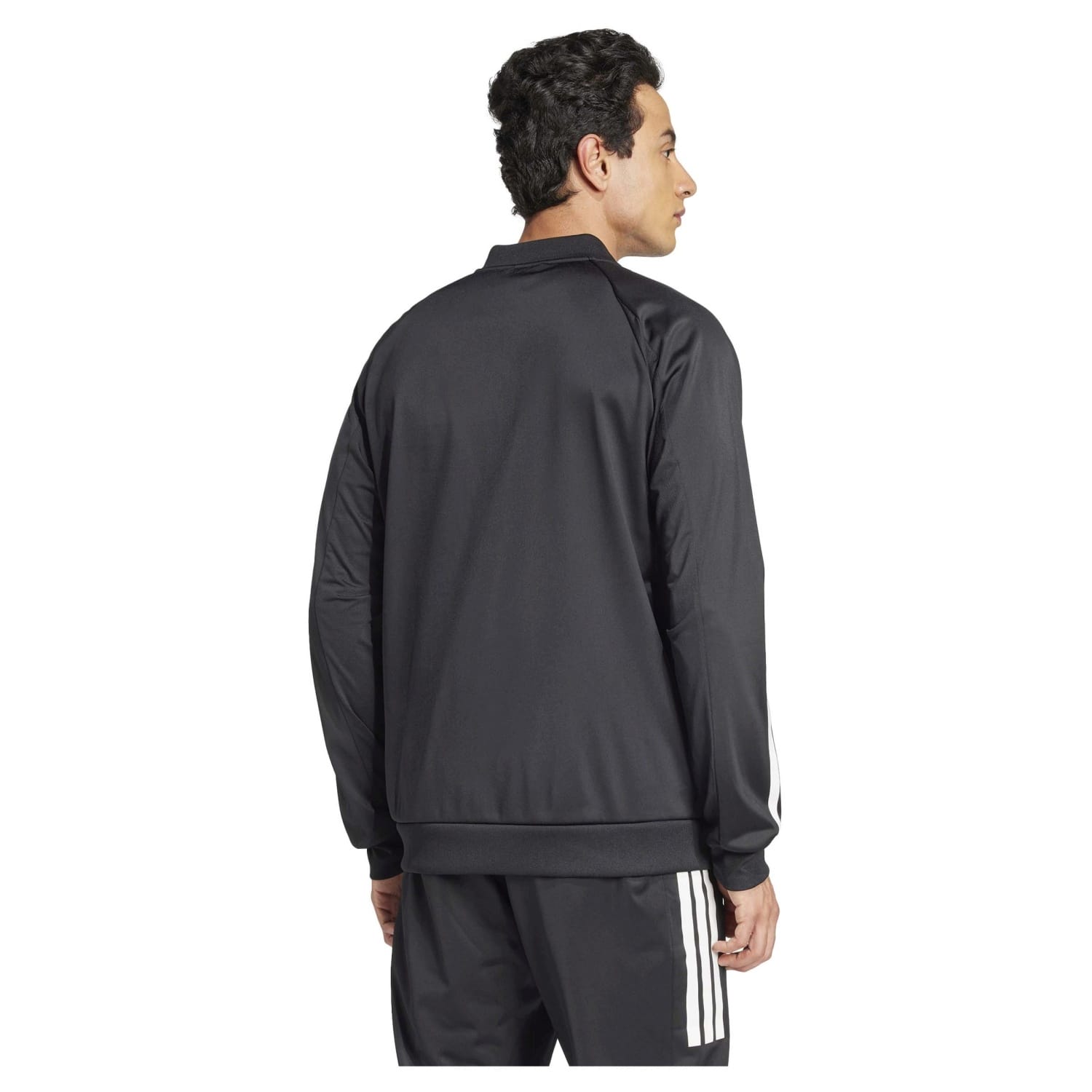Chaqueta de tenis y pádel de hombre 3S KNIT adidas - Blanco Negro-2
