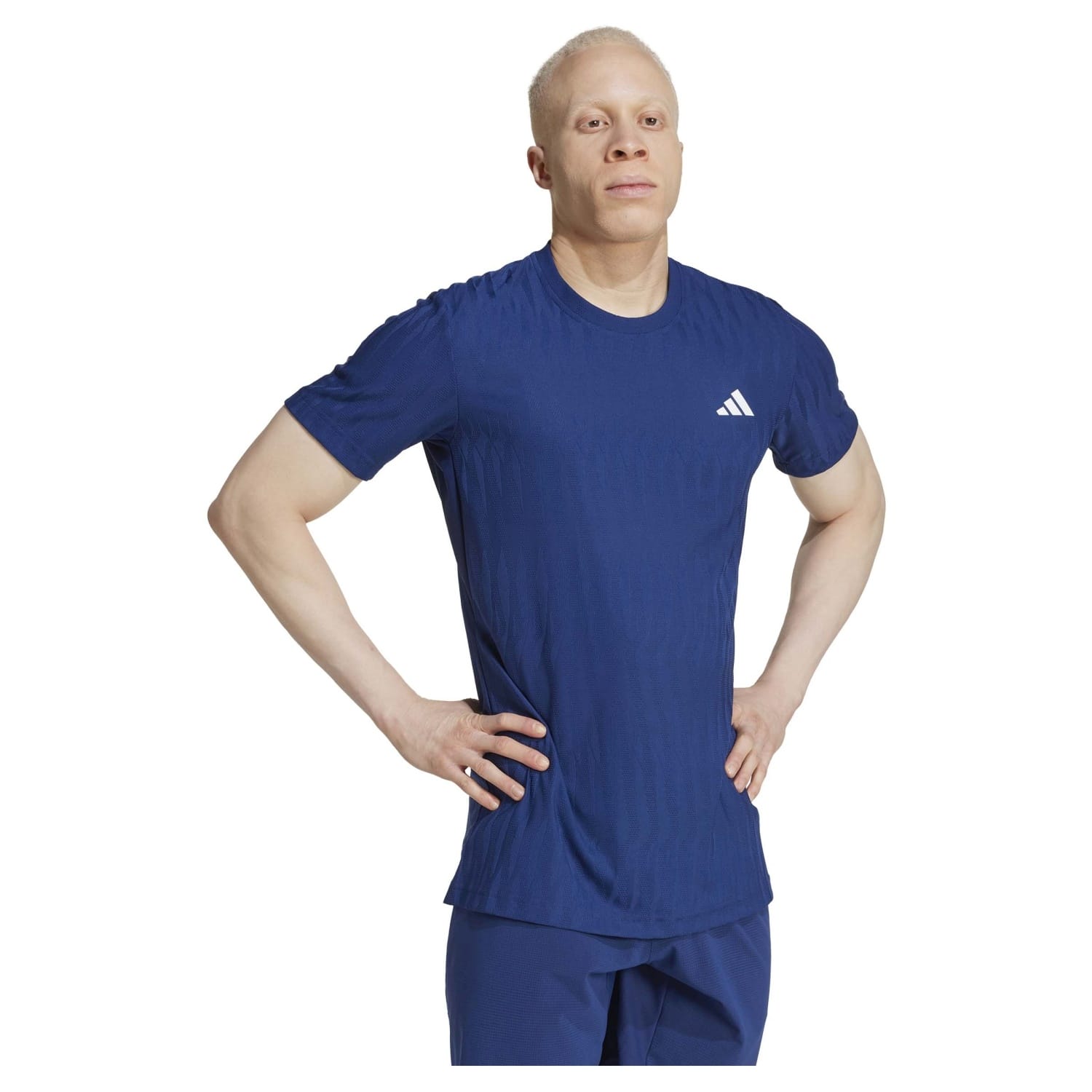 Camiseta de tenis de hombre T FREELIFT adidas - Azul Azul-5