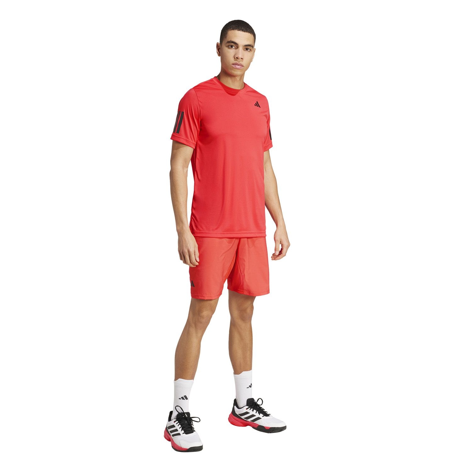 Pantalón corto de tenis y pádel de hombre CLUB 3STR adidas - Salmón Salmón-4