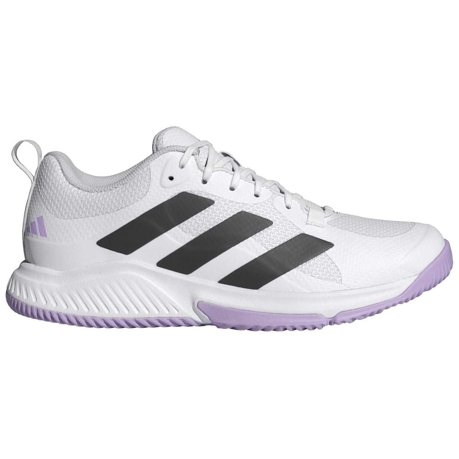 Zapatillas indoor de mujer COURT TEAM BOUNCE 2 adidas - Blanco/Morado Blanco/Morado-1