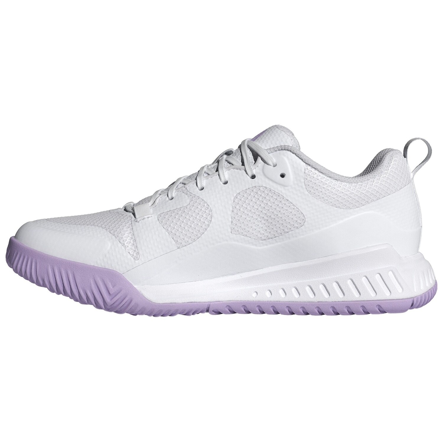 Zapatillas indoor de mujer COURT TEAM BOUNCE 2 adidas - Blanco/Morado Blanco/Morado-4