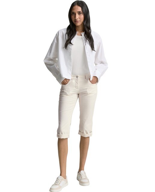 Imagen 0 de Pantalón capri de mujer con bolsillos
