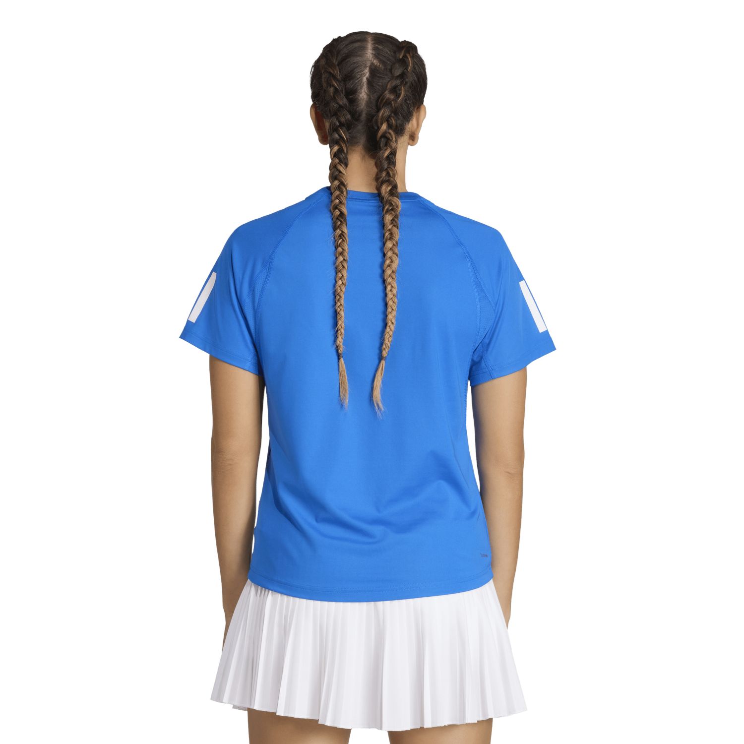 Camiseta de tenis y pádel de mujer CLUB adidas - Azul eléctrico Azul eléctrico-2