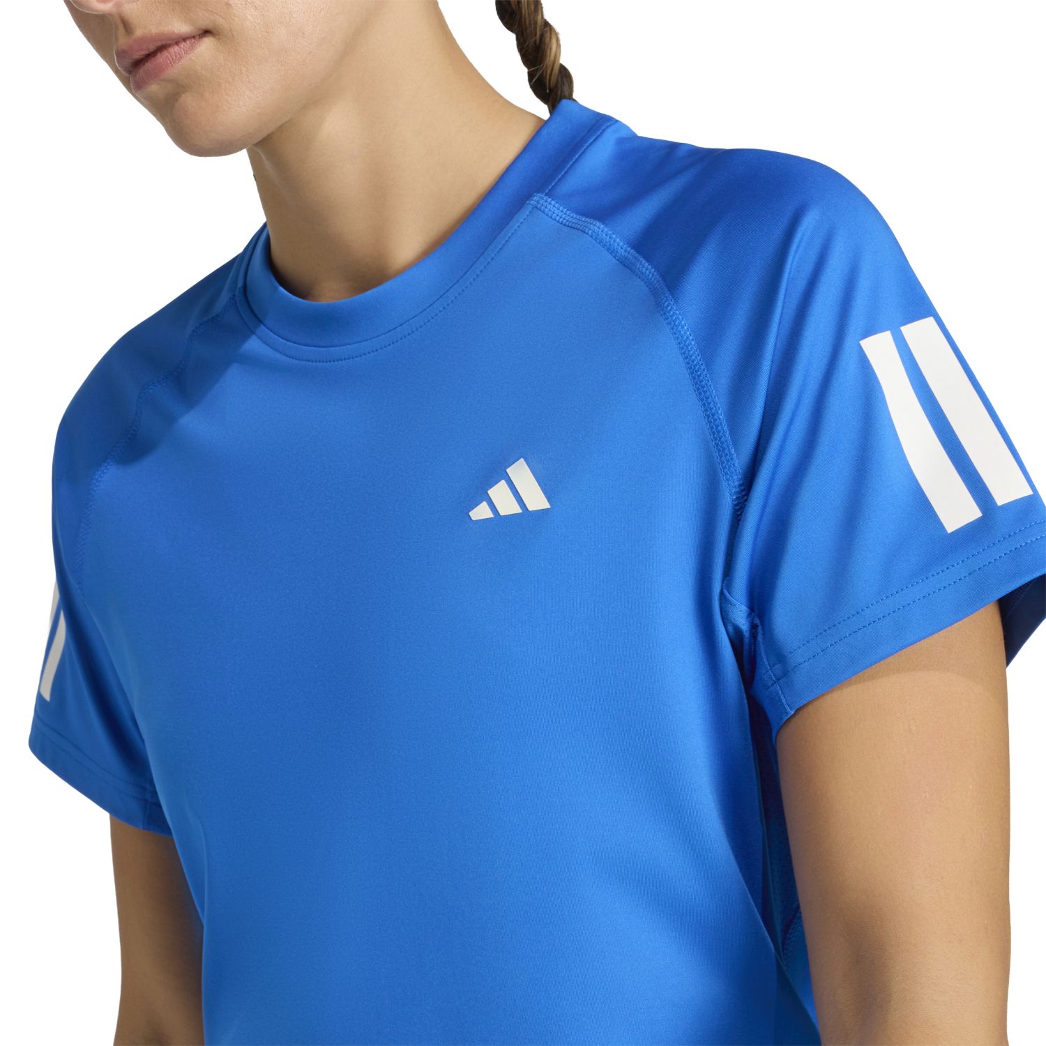 Camiseta de tenis y pádel de mujer CLUB adidas - Azul eléctrico Azul eléctrico-4