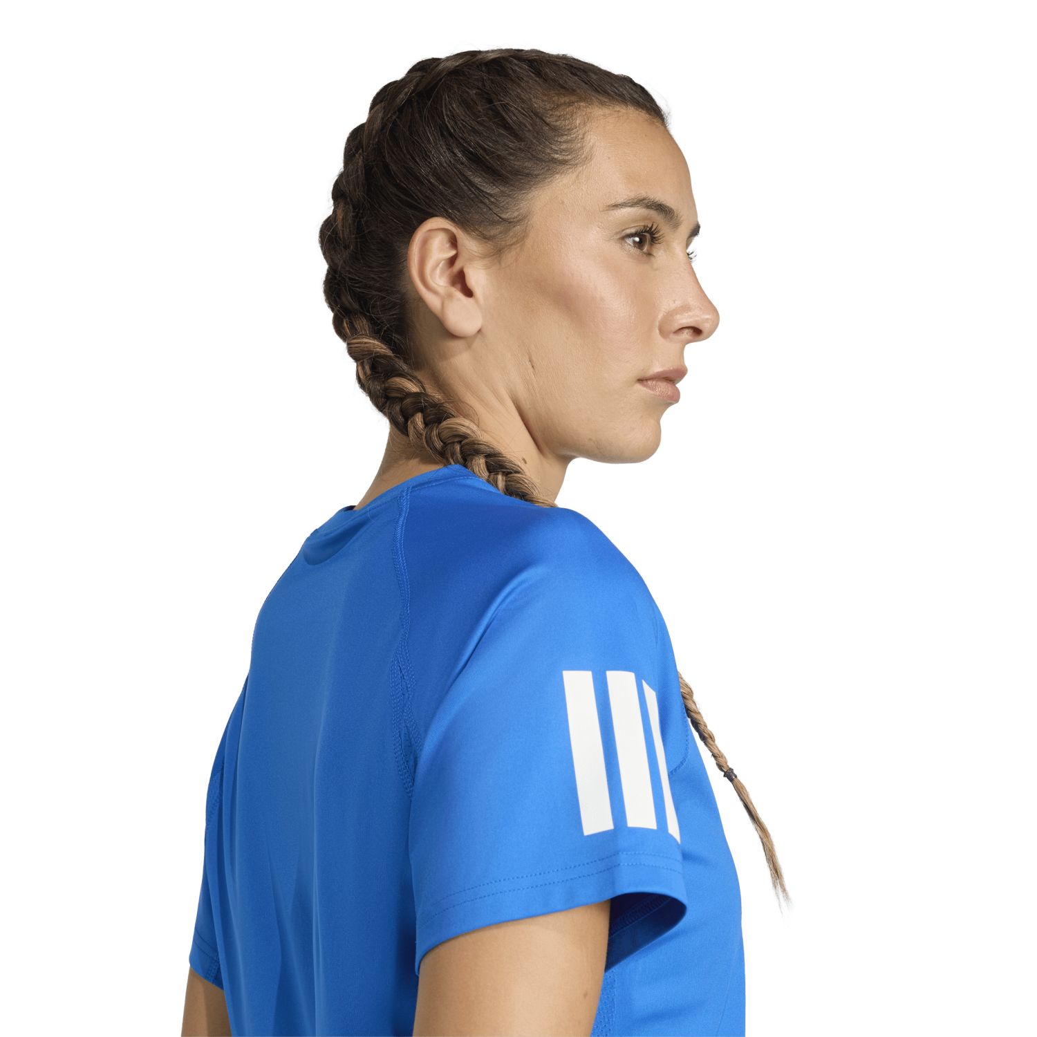 Camiseta de tenis y pádel de mujer CLUB adidas - Azul eléctrico Azul eléctrico-5