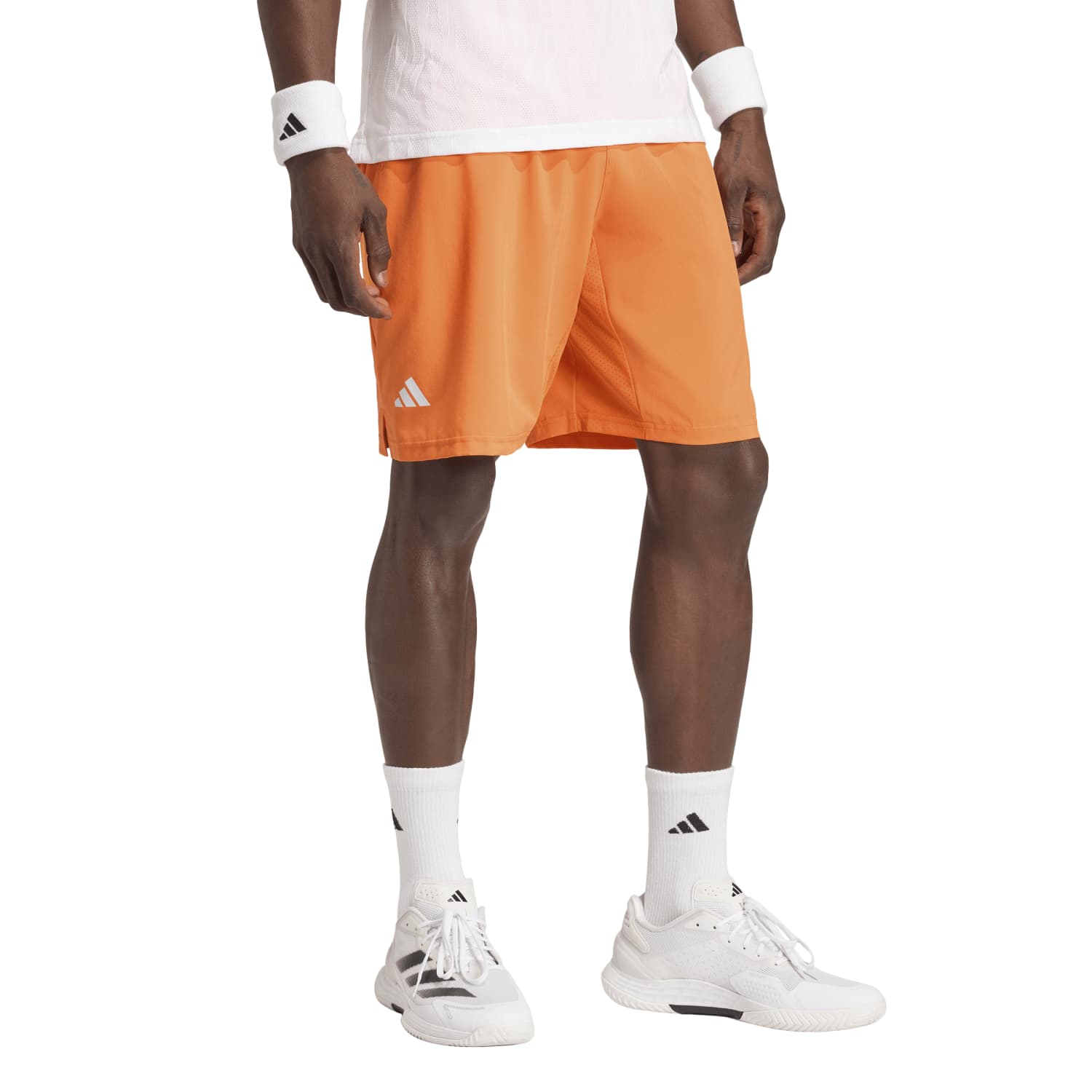 Imagen 1 de Pantalón corto de tenis y pádel de hombre CLUB SW adidas Naranja