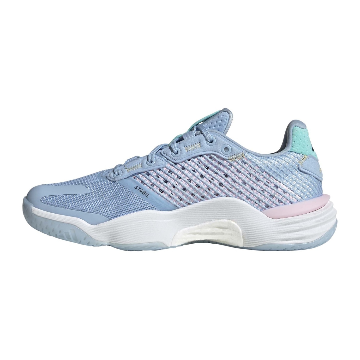 Zapatillas indoor de mujer STABIL 16 adidas - Azul claro Azul claro-3