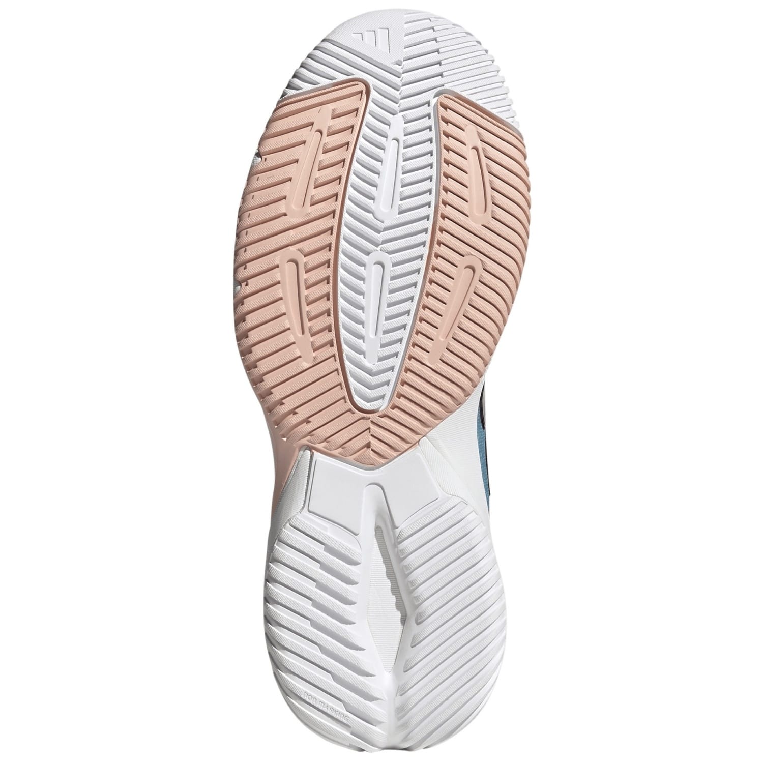 Botas indoor de mujer CRAZYFLIGHT 6 MID W adidas - Blanco / Azul Blanco / Azul-2