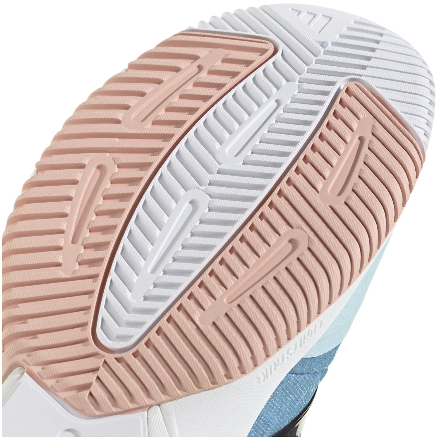 Botas indoor de mujer CRAZYFLIGHT 6 MID W adidas - Blanco / Azul Blanco / Azul-5