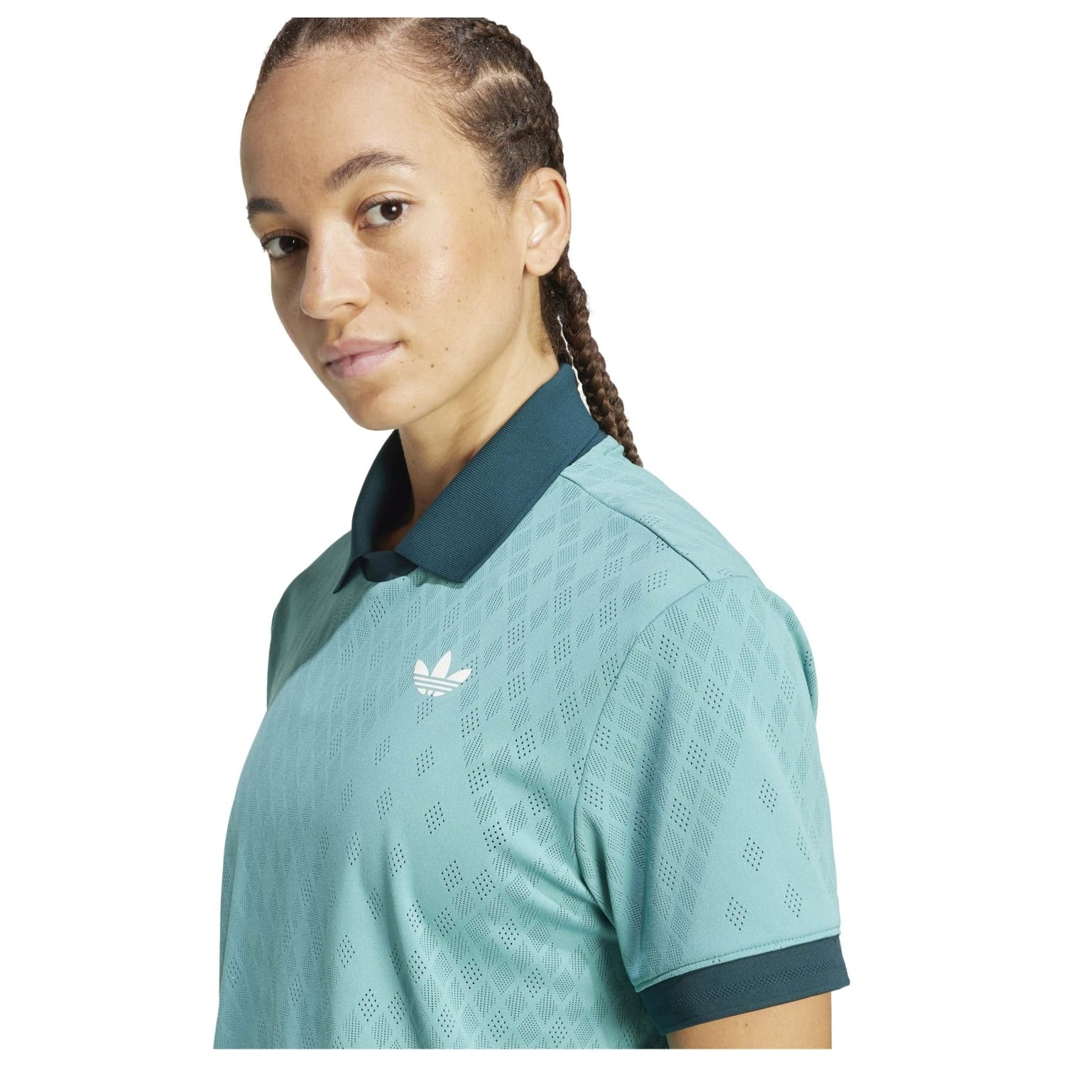 Imagen 5 de Polo de tenis y pádel de mujer LDN adidas - Azul Turquesa Azul Turquesa