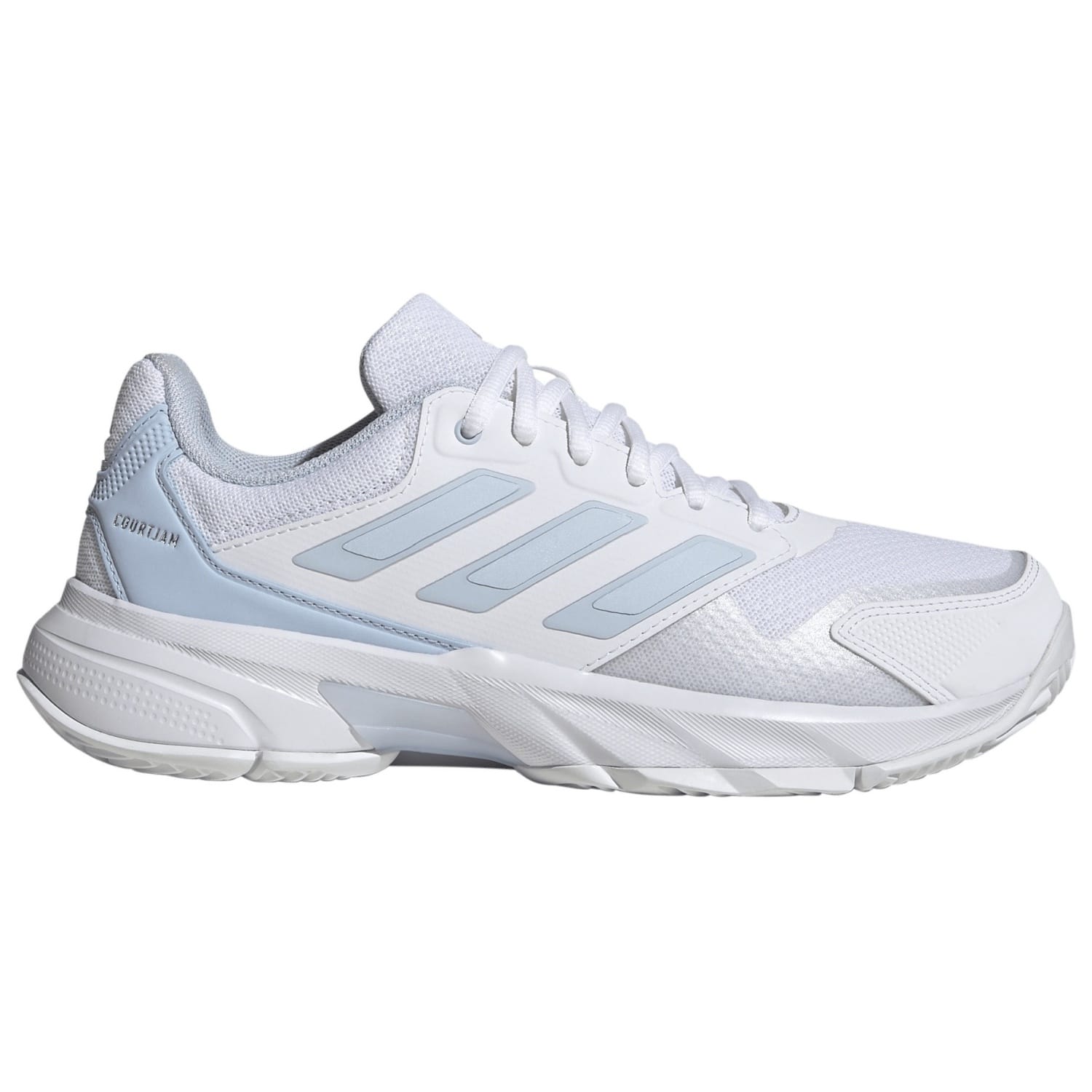 Zapatillas de tenis de mujer COURTJAM CONTROL adidas - Blanco / Azul Blanco / Azul-1