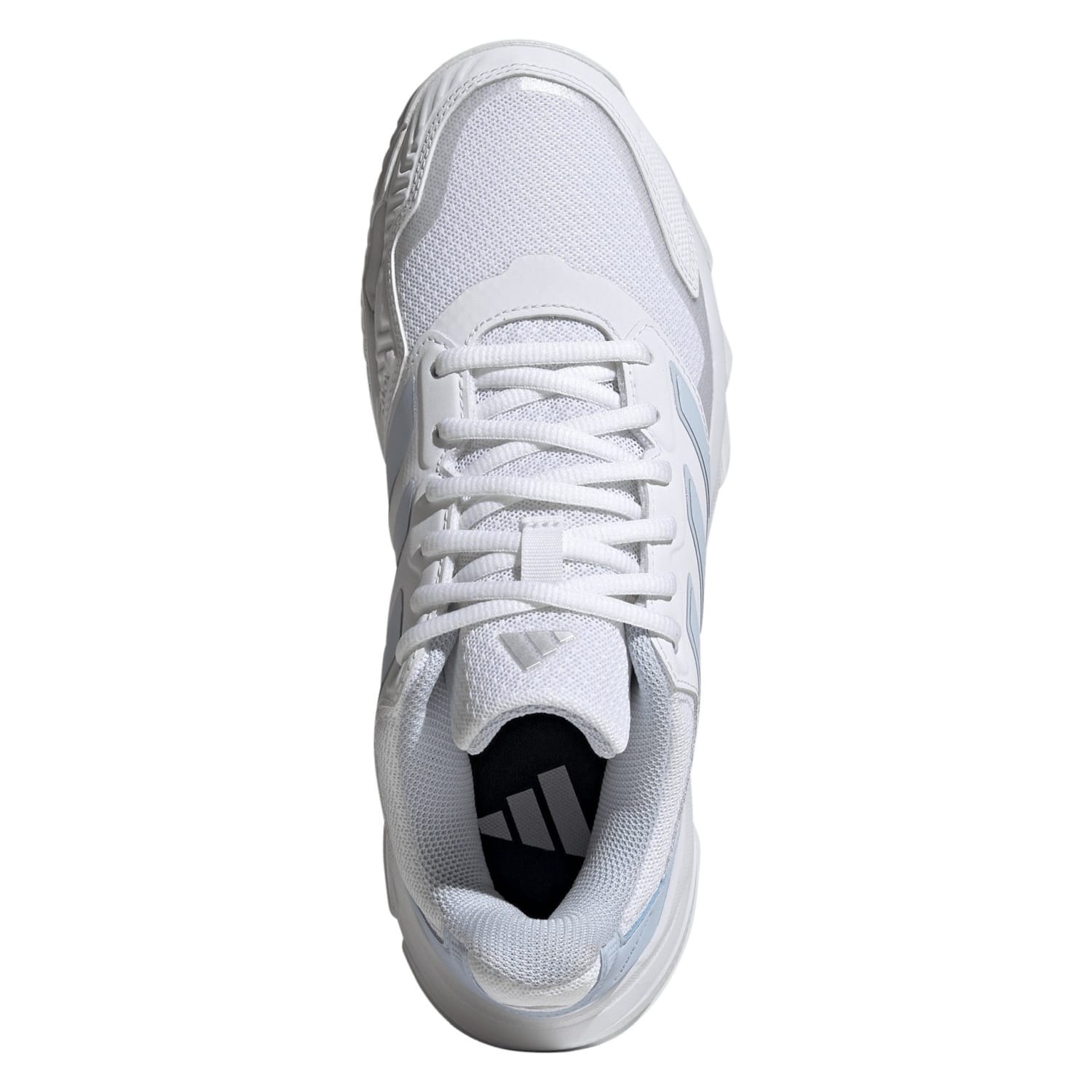 Zapatillas de tenis de mujer COURTJAM CONTROL adidas - Blanco / Azul Blanco / Azul-3