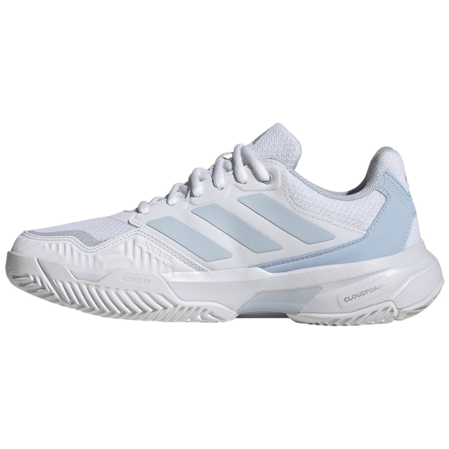 Zapatillas de tenis de mujer COURTJAM CONTROL adidas - Blanco / Azul Blanco / Azul-4