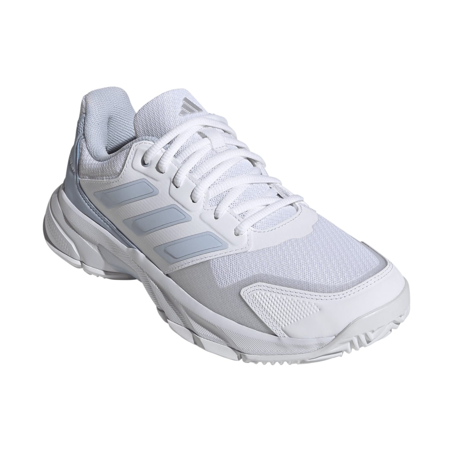 Zapatillas de tenis de mujer COURTJAM CONTROL adidas - Blanco / Azul Blanco / Azul-5