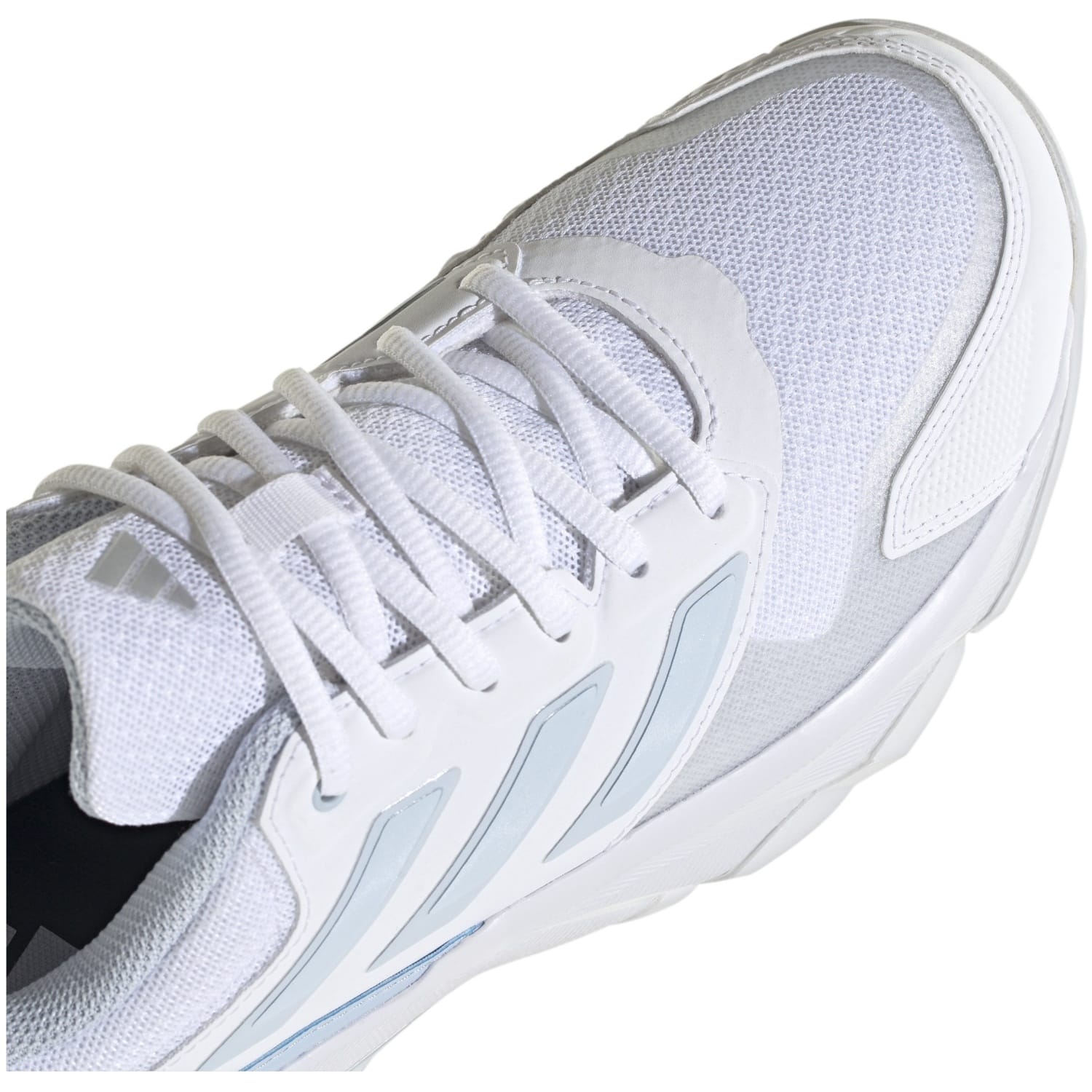 Zapatillas de tenis de mujer COURTJAM CONTROL adidas - Blanco / Azul Blanco / Azul-7