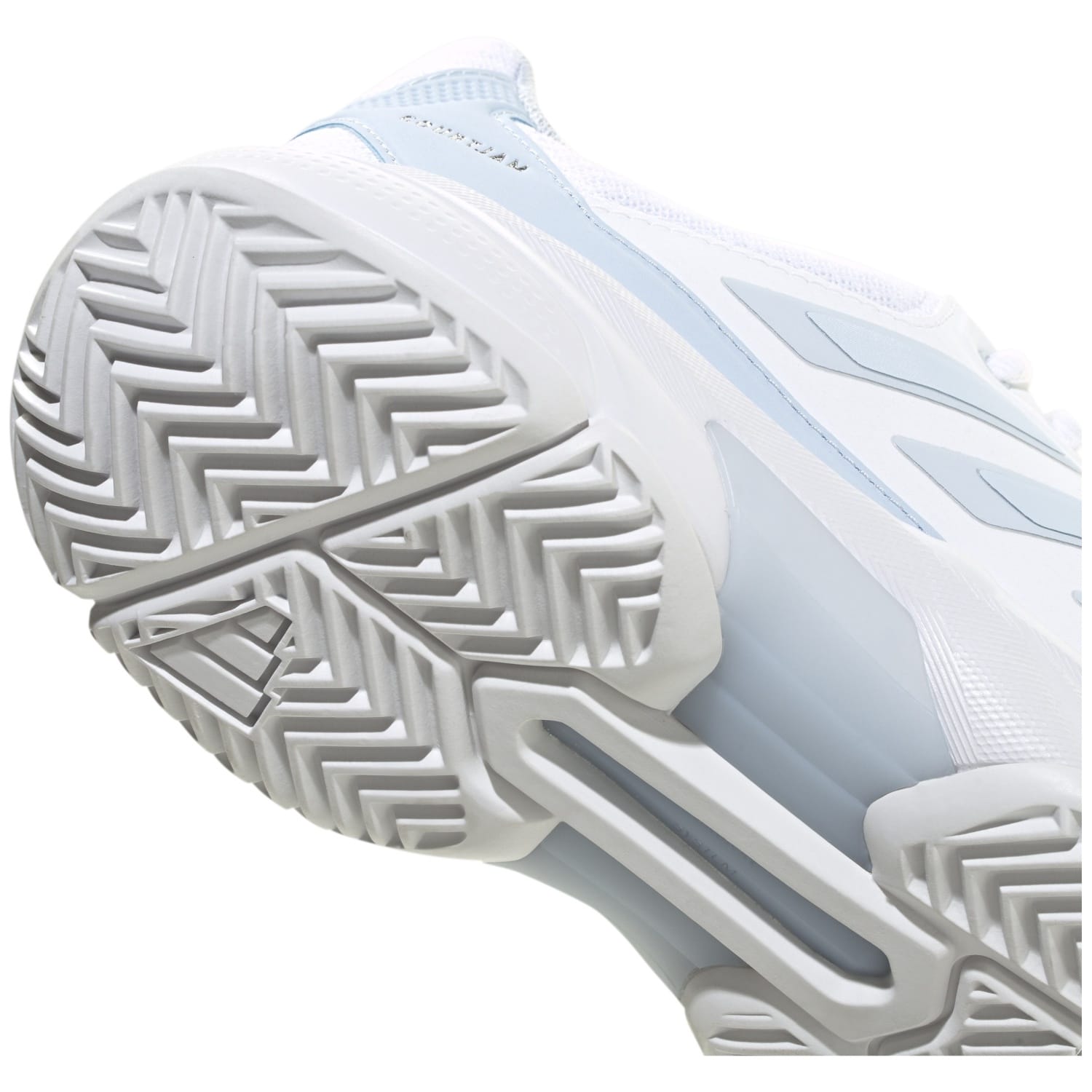 Zapatillas de tenis de mujer COURTJAM CONTROL adidas - Blanco / Azul Blanco / Azul-8