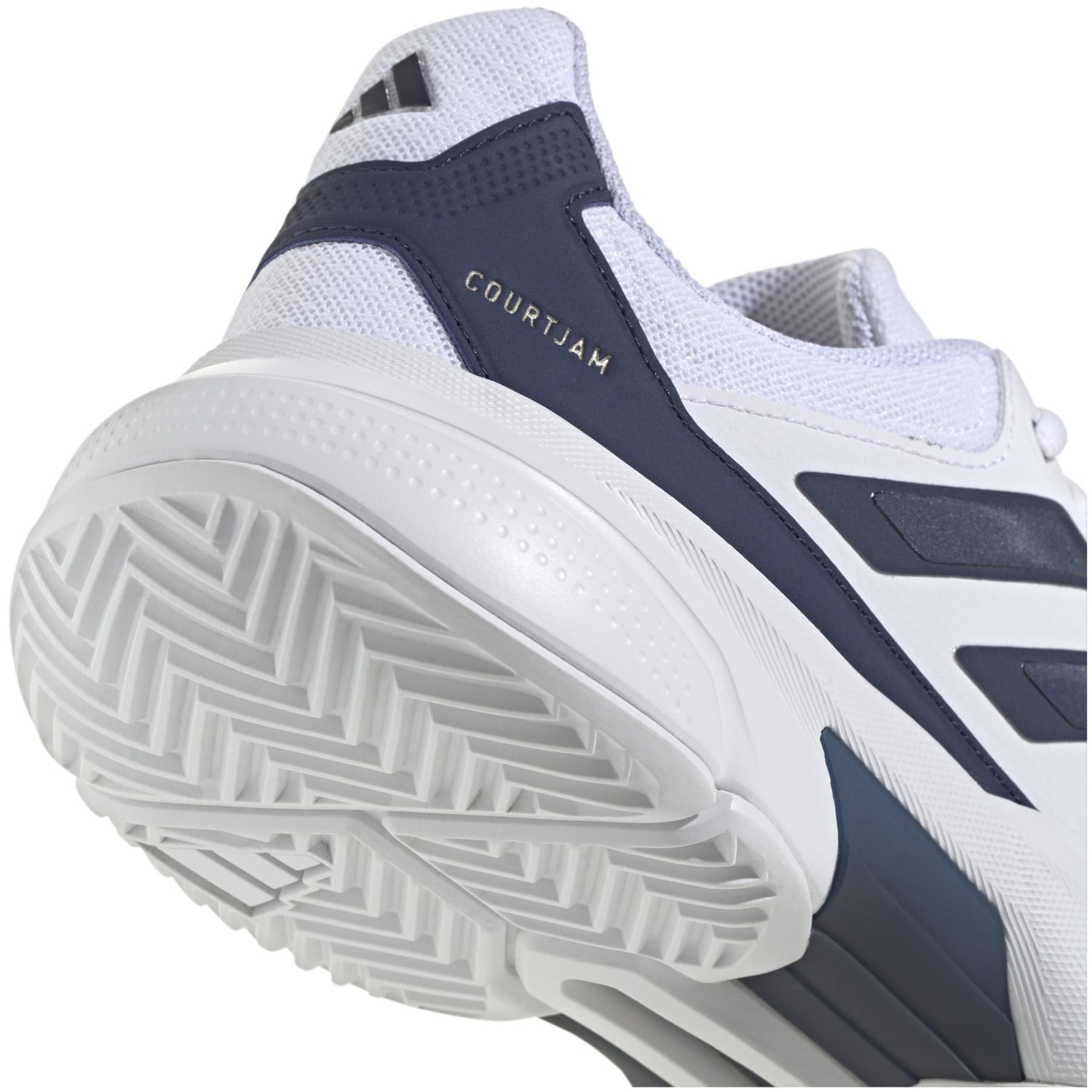 Zapatillas de tenis de hombre COURTJAM CONTROL adidas - Blanco / Azul Blanco / Azul-6