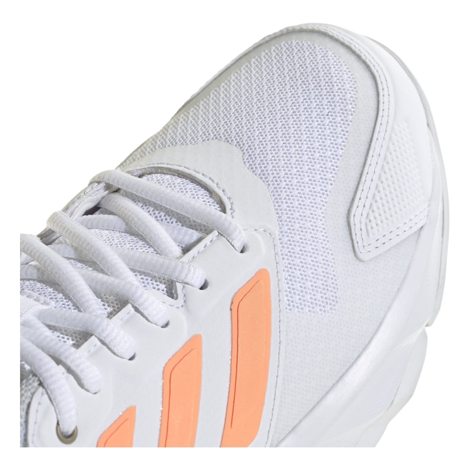 Zapatillas de tenis de mujer COURTJAM CONTROL adidas - Blanco / Naranja Blanco / Naranja-7
