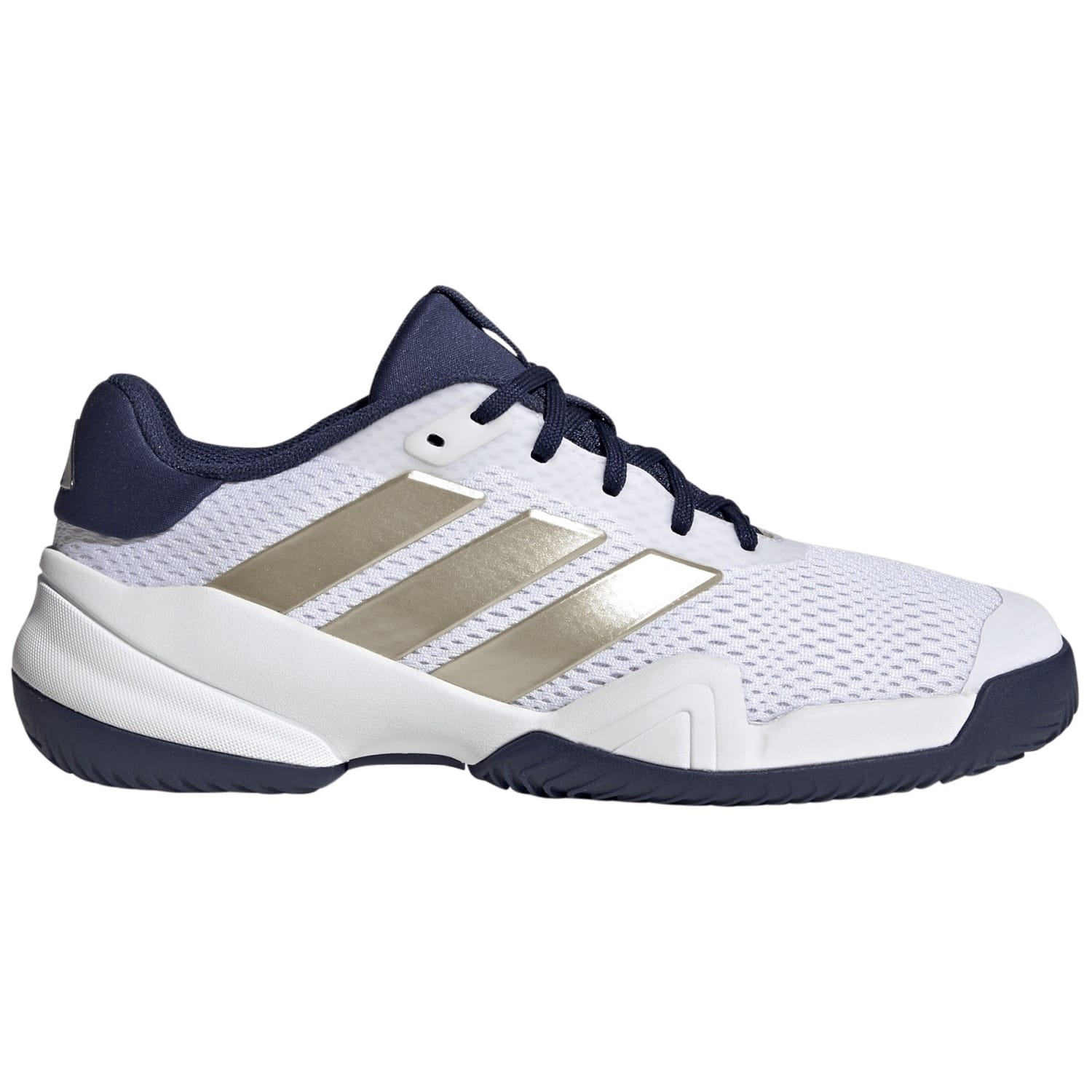 Zapatillas de tenis y pádel de niños BARRICADE K adidas - Blanco Blanco-1
