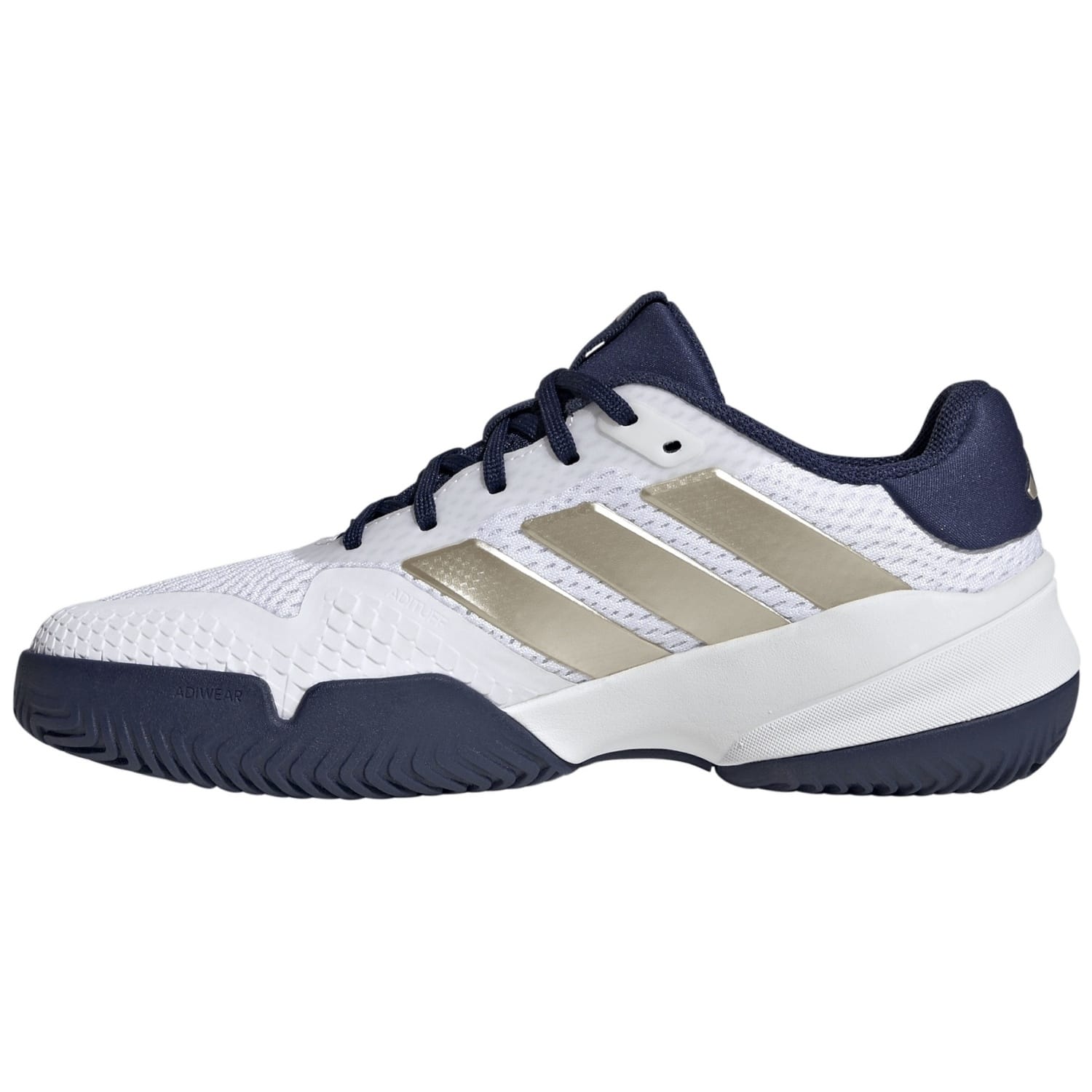 Zapatillas de tenis y pádel de niños BARRICADE K adidas - Blanco Blanco-4
