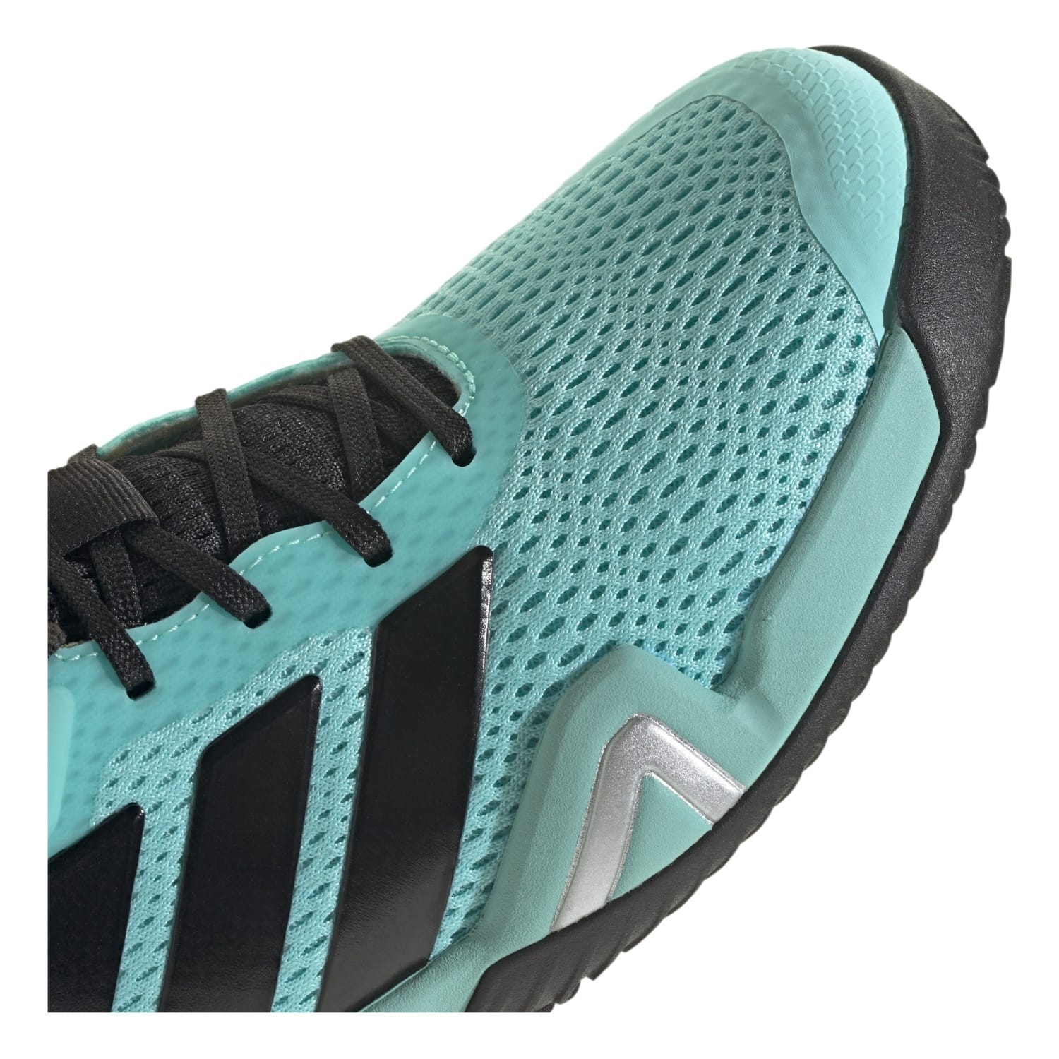 Zapatillas de tenis y pádel de niños BARRICADE K adidas - Azul celeste Azul celeste-8
