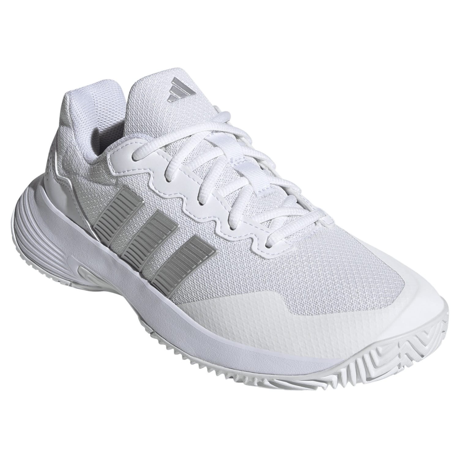 Zapatillas de tenis y pádel de mujer GAMECOURT 2 W adidas - Blanco / Gris Blanco / Gris-5