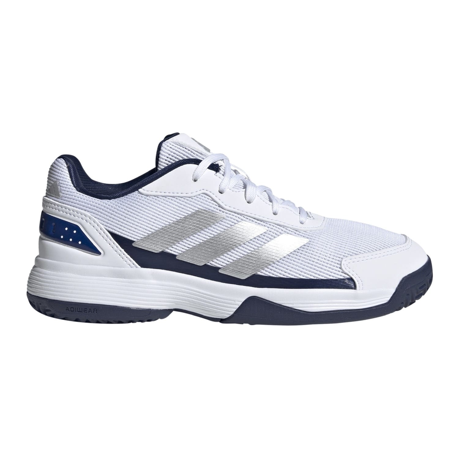 Zapatillas de pádel de niños CRAZYQUICK PADEL KIDS adidas - Blanco / Azul Blanco / Azul-1