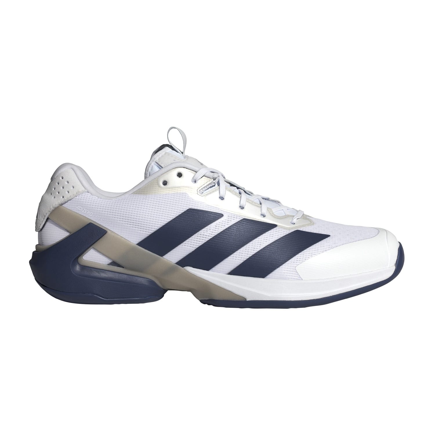 Zapatillas de tenis de hombre ADIZERO UBERSONIC 5 adidas - Blanco / Azul Blanco / Azul-1