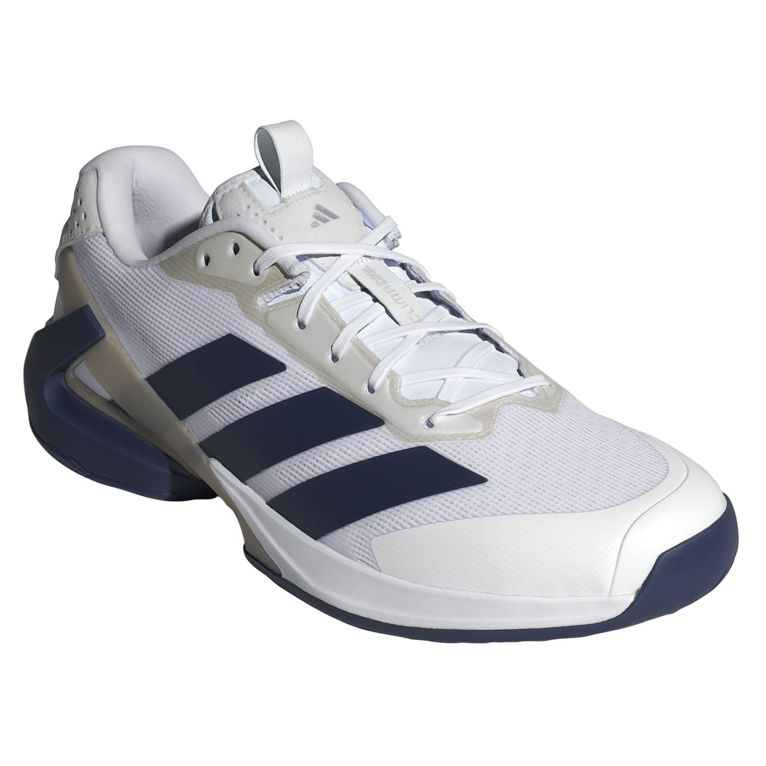 Zapatillas de tenis de hombre ADIZERO UBERSONIC 5 adidas - Blanco / Azul Blanco / Azul-5