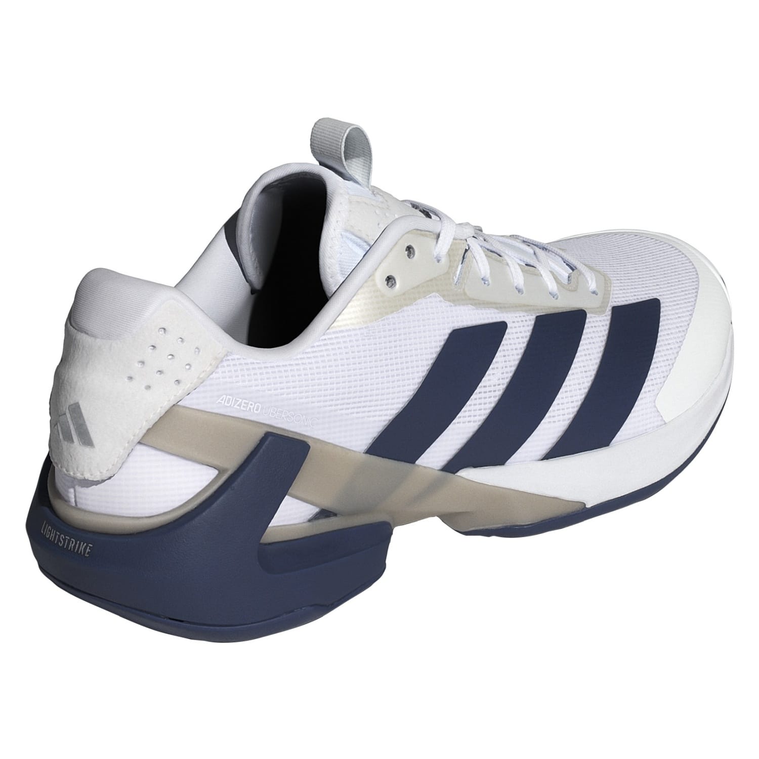 Zapatillas de tenis de hombre ADIZERO UBERSONIC 5 adidas - Blanco / Azul Blanco / Azul-6