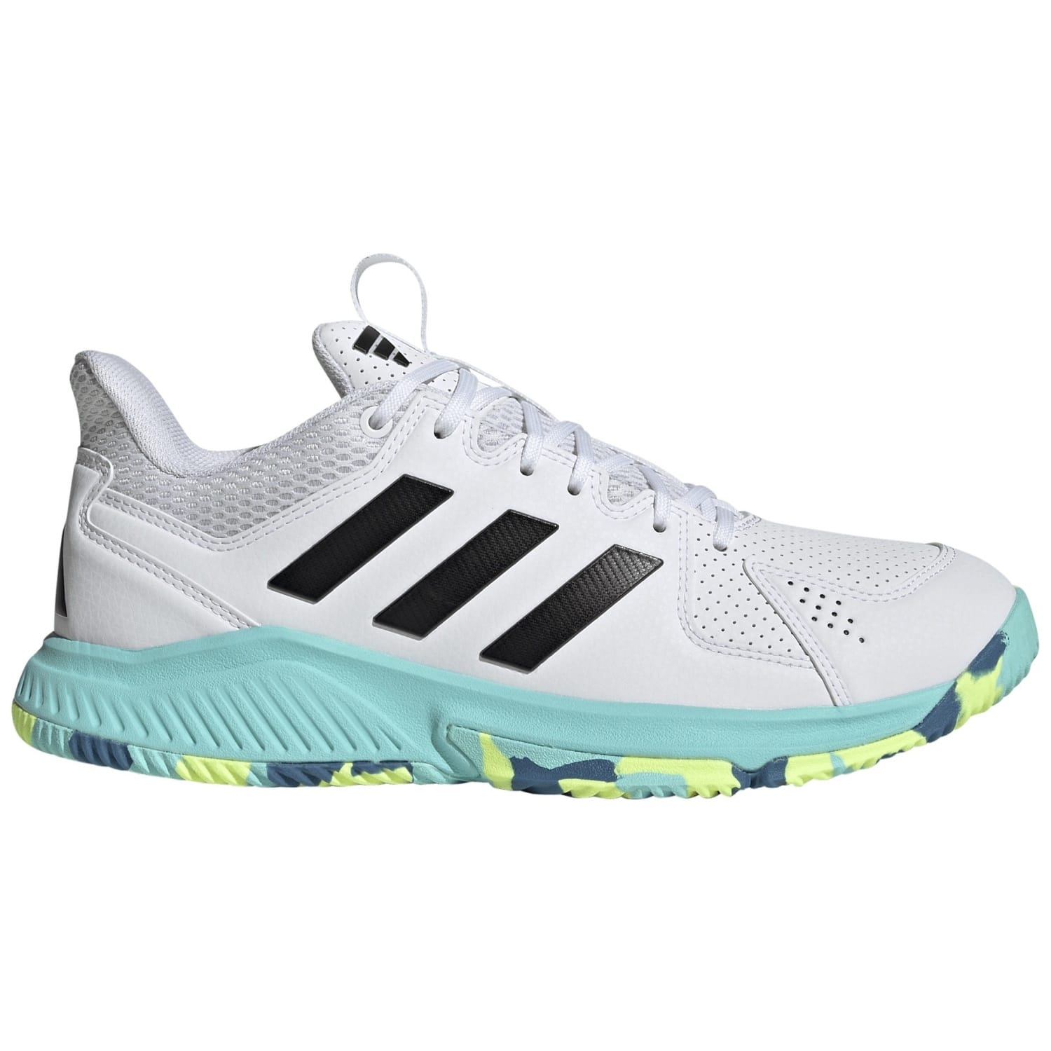 Imagen 0 de Zapatillas indoor de mujer COURT FLIGHT adidas Blanco / Azul