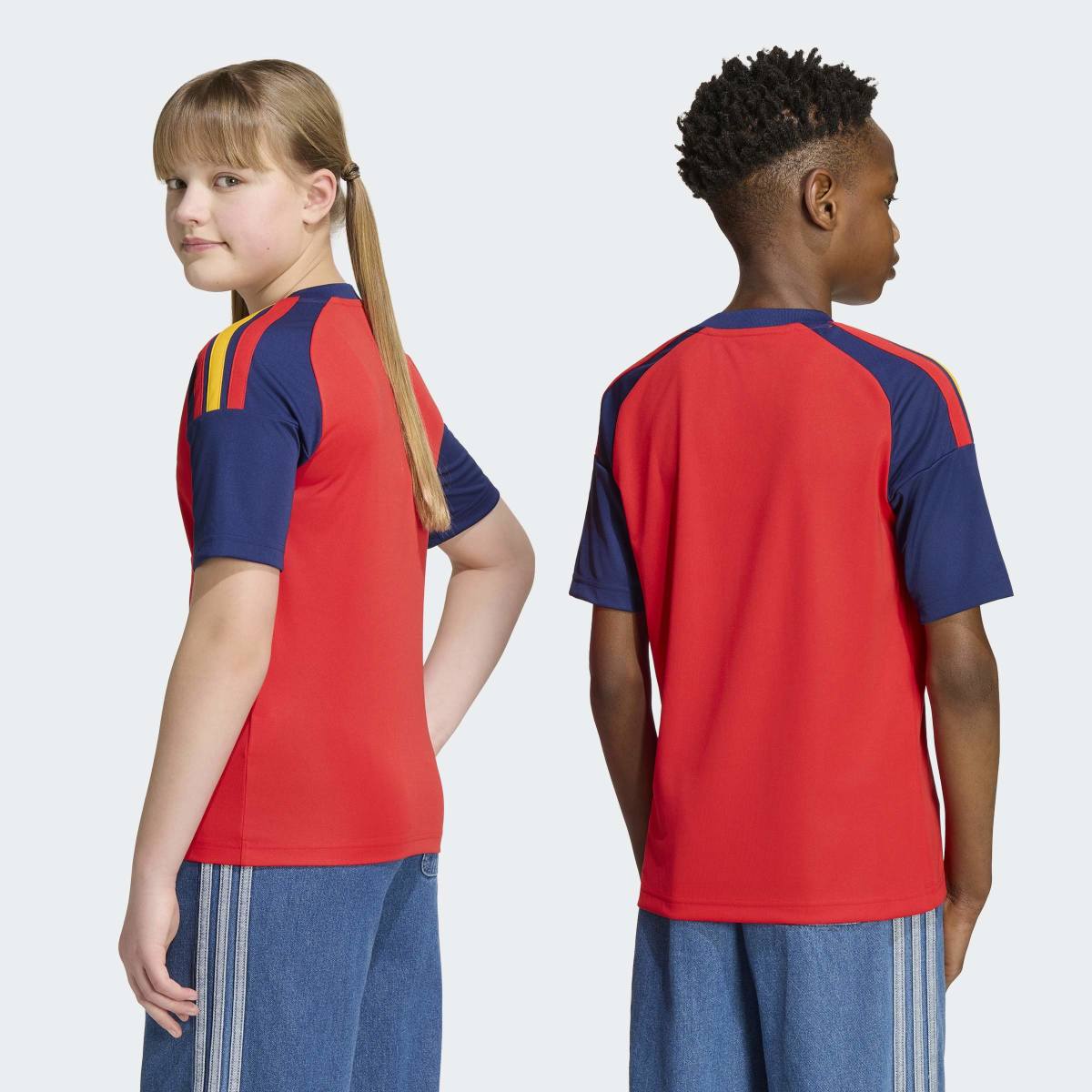 Camiseta de fútbol de niños Spain Fef Adidas - Burdeos Burdeos-2