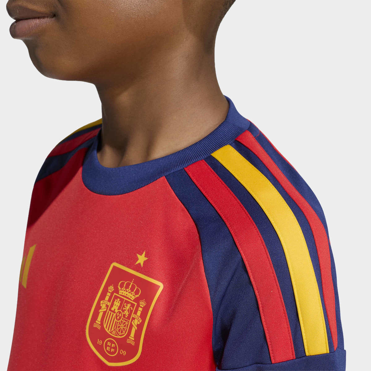 Camiseta de fútbol de niños Spain Fef Adidas - Burdeos Burdeos-9