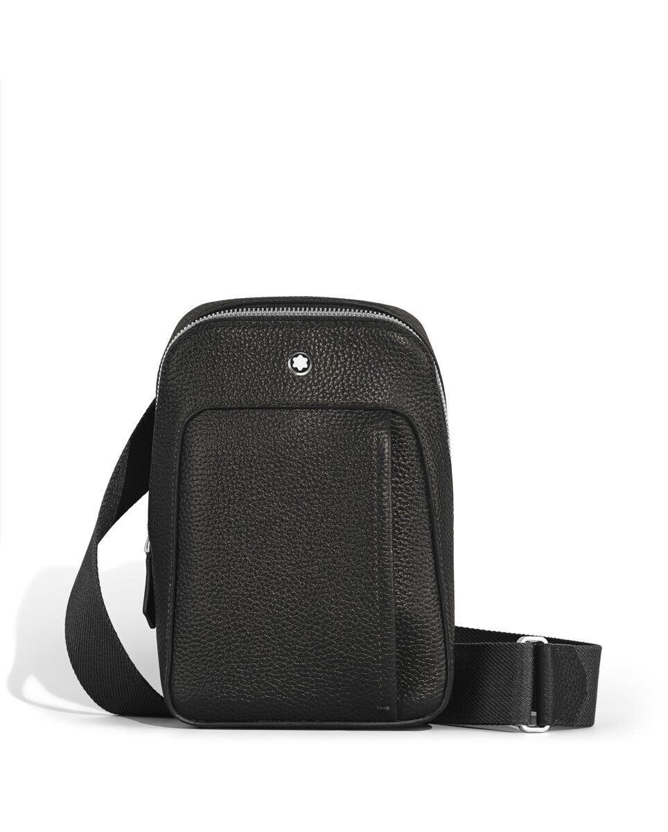 Bolso cruzado Montblanc de piel - Negro Negro-1