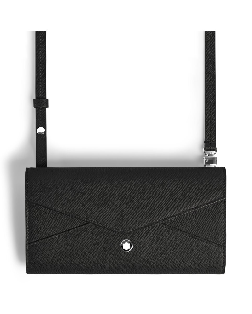 Cartera Montblanc de piel - Negro Negro-3