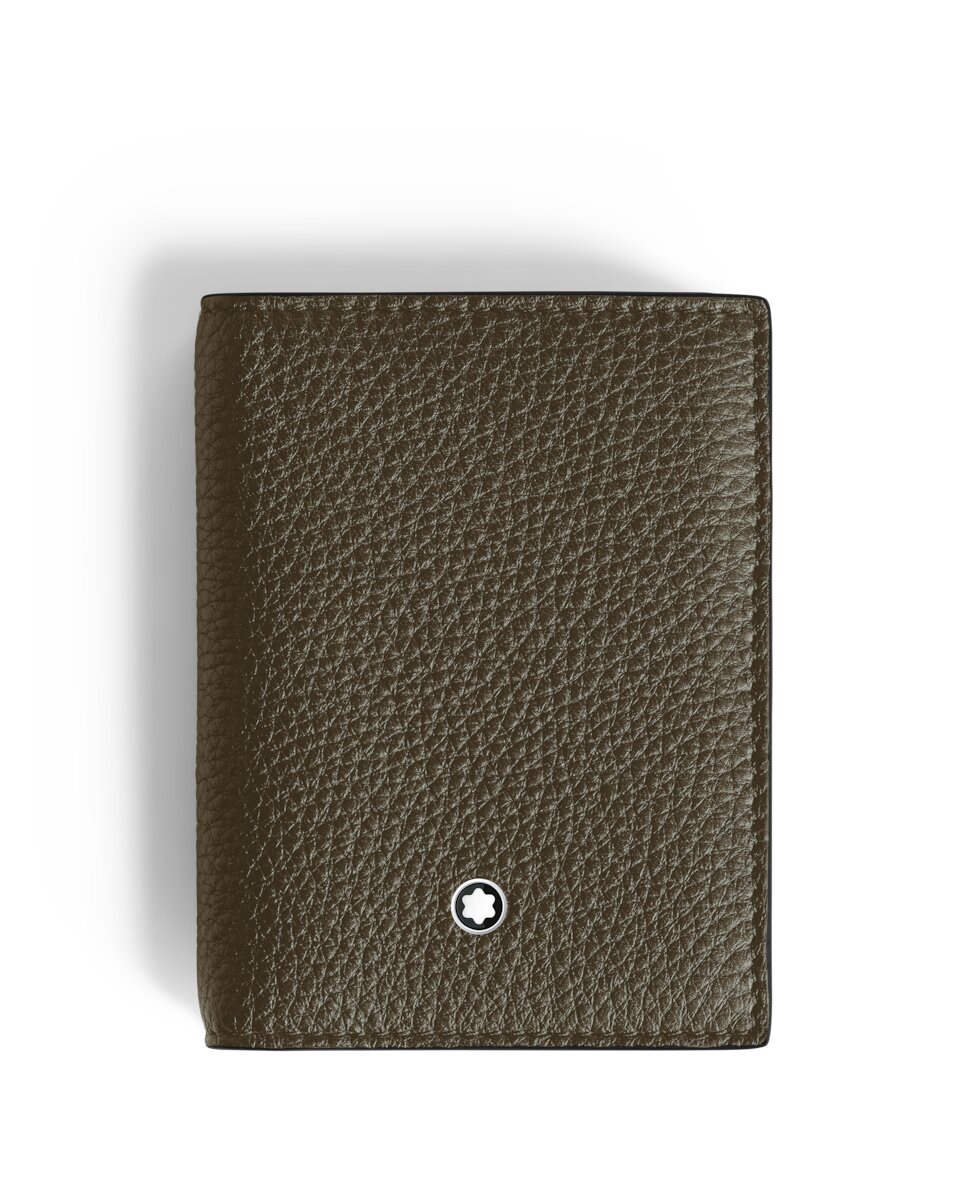 Imagen 0 de Tarjetero Montblanc de piel Kaki