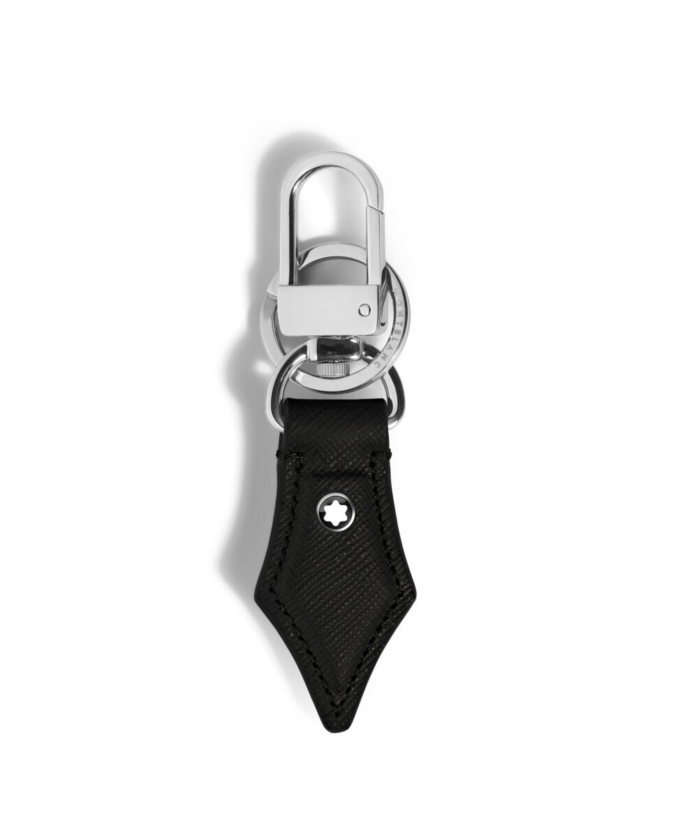 Imagen 3 de Llavero Montblanc de piel - Negro Negro
