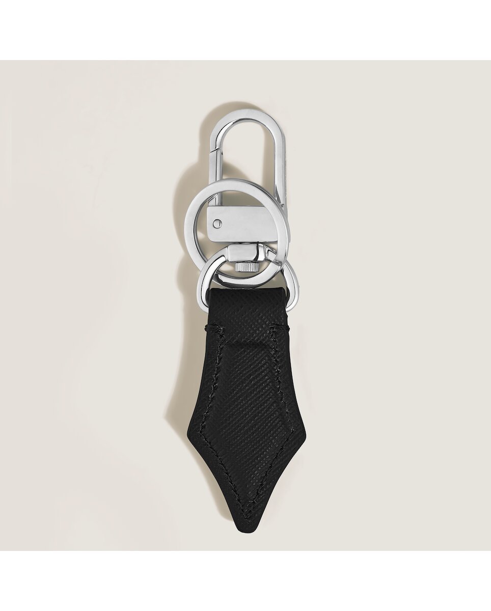 Imagen 2 de Llavero Montblanc de piel - Negro Negro