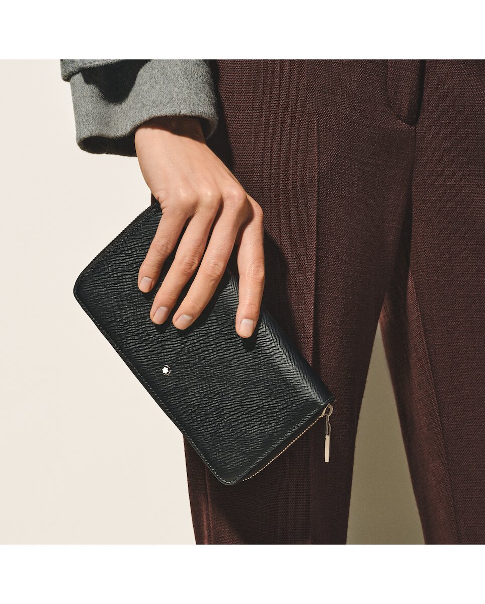 Cartera Montblanc de piel - Negro Negro-2