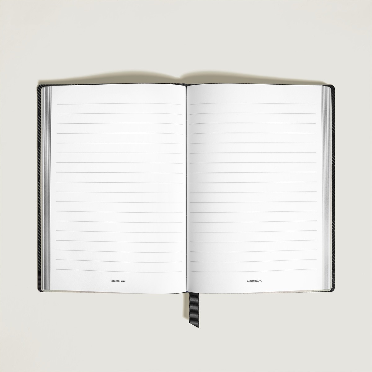 Cuaderno Montblanc de piel negro Negro-2
