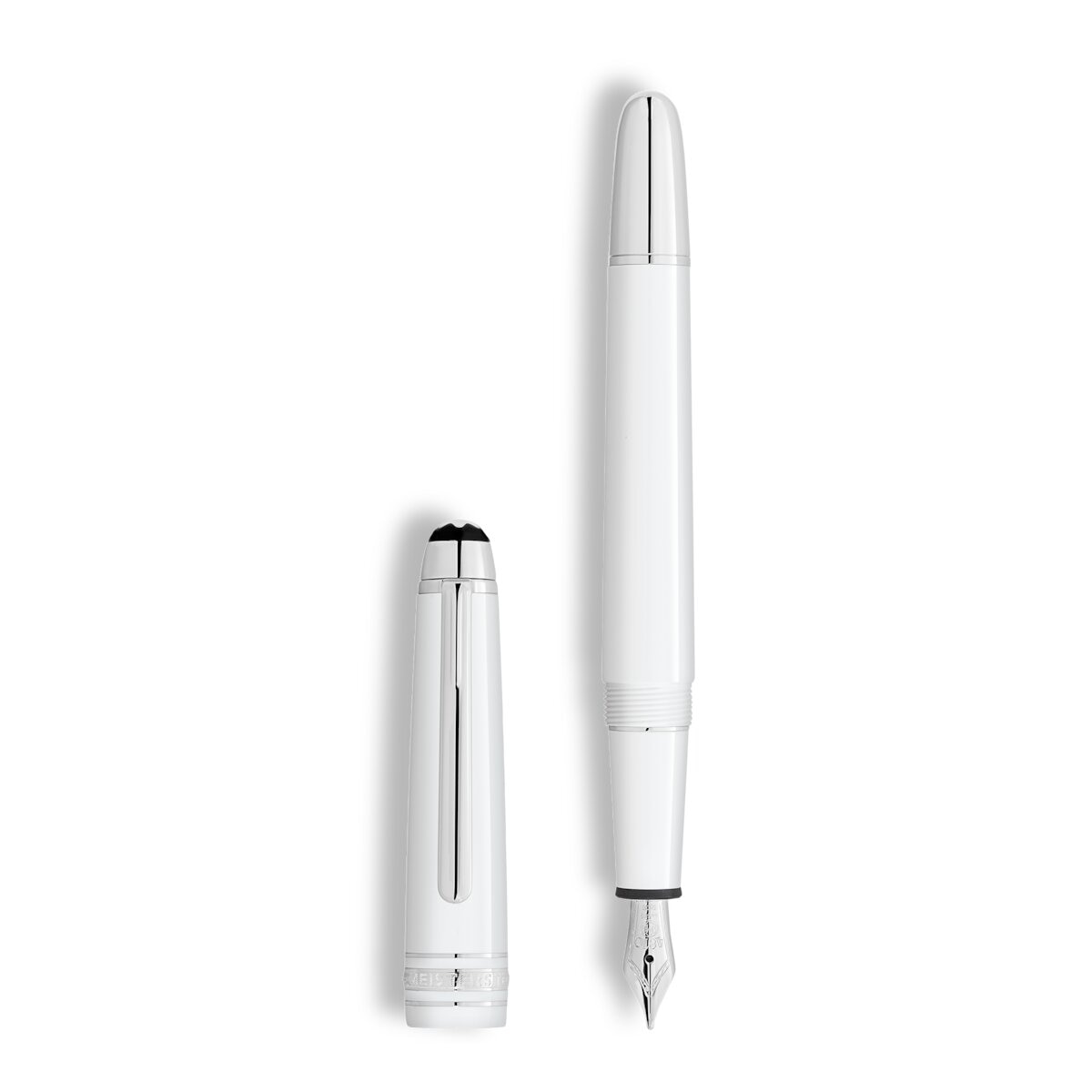 Imagen 0 de Pluma Estilográfica Montblanc color blanco (M)