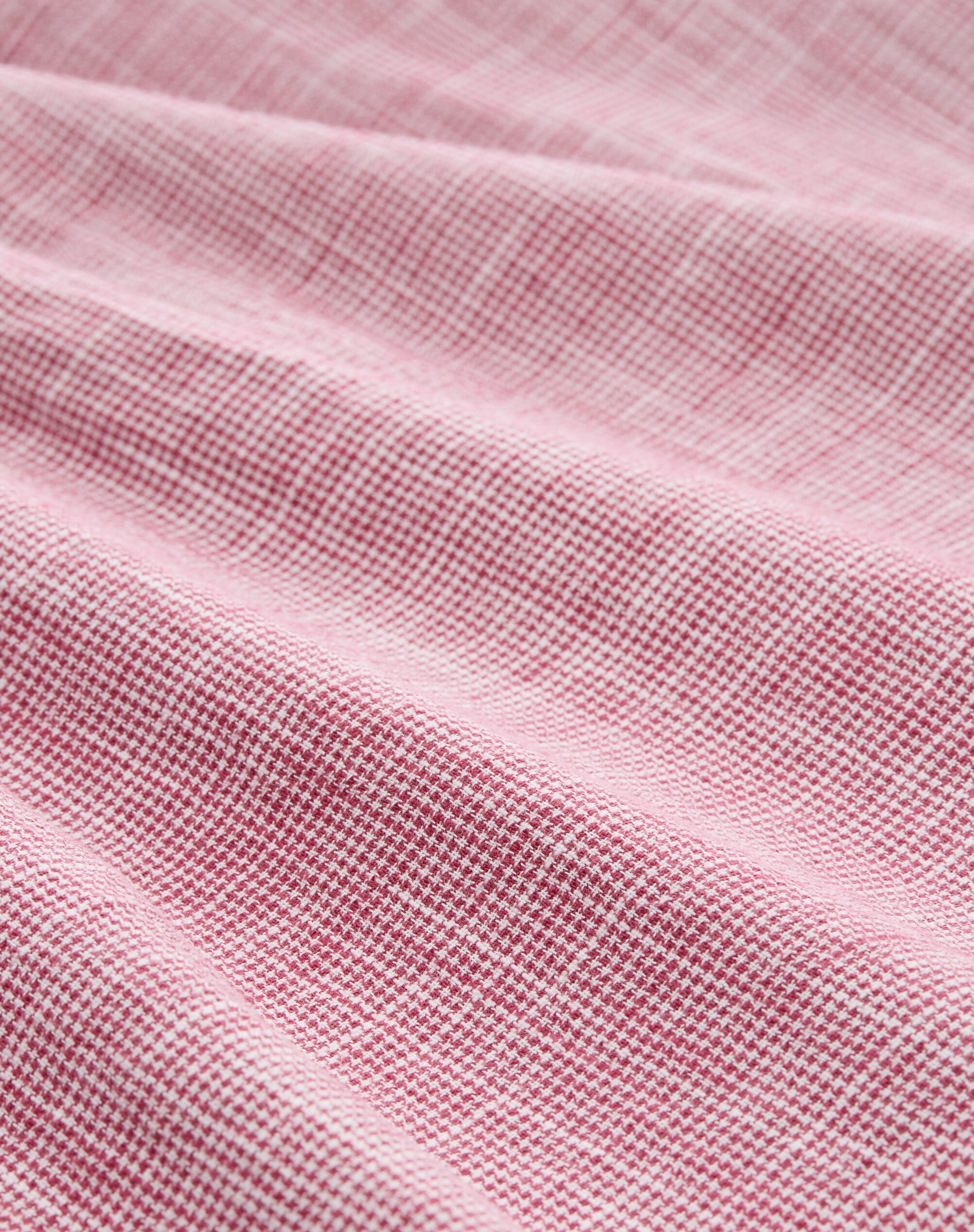 Imagen 6 de Camisa de manga larga de mujer con cuello de pico, botones, bolsillos y estampado de cuadros - Tom Tailor - Rosa Rosa