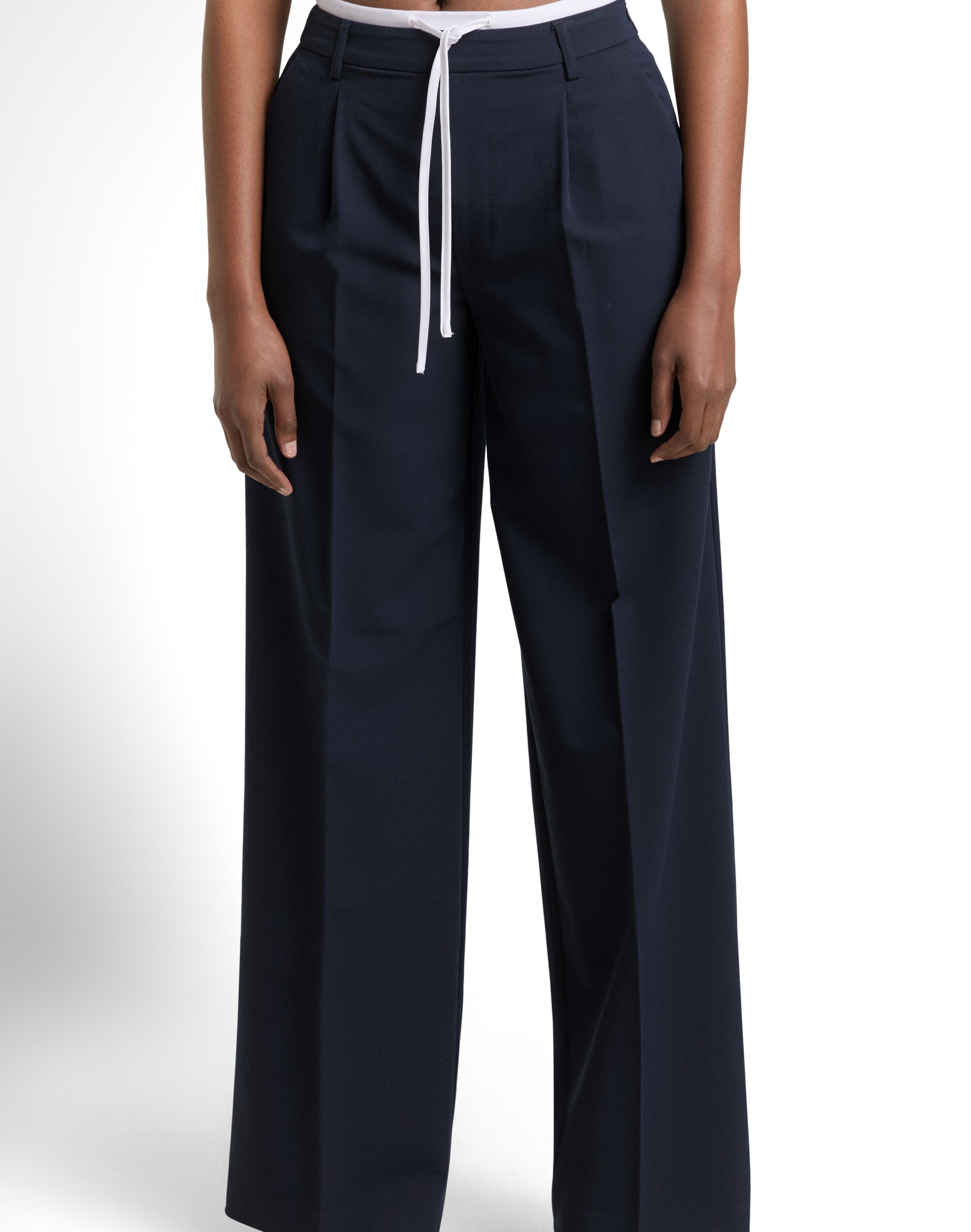 Tom Tailor - Pantalón de mujer ancho de cintura alta.