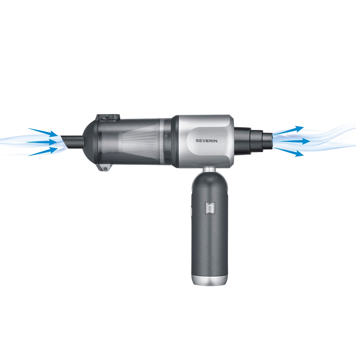 Aspiradora Inalámbrica 3 en 1, Severin HV7135 Duoboost - Gris Gris-4