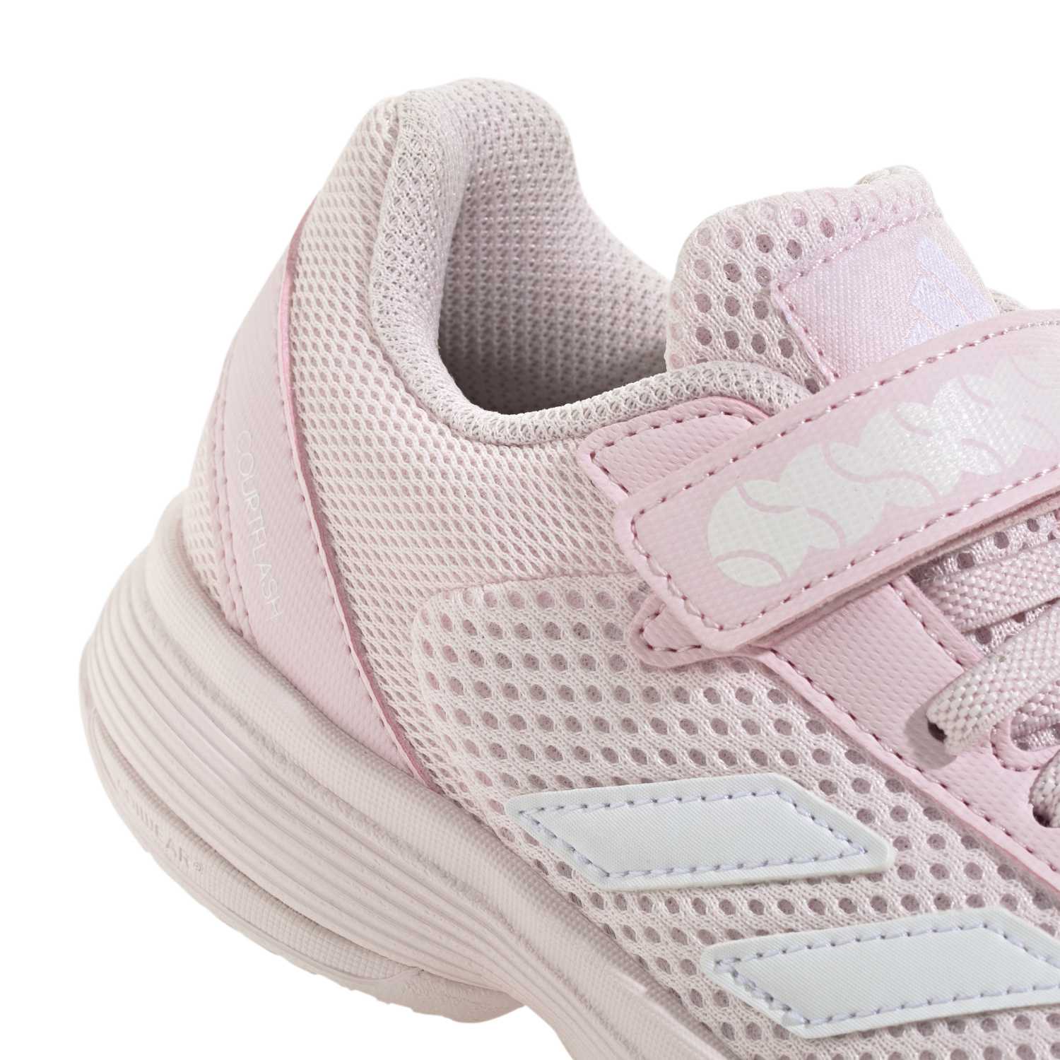 Zapatillas de tenis y pádel de niños COURTFLASH K COMFORT CLOSURE adidas - Rosa Rosa-6