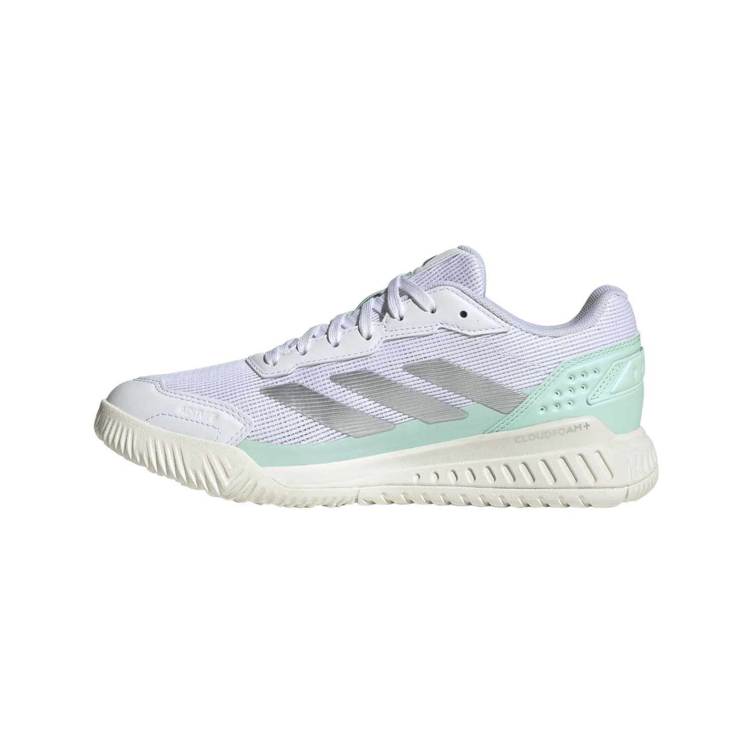 Imagen 3 de Zapatillas de pádel de mujer COURTQUICK PADEL adidas - Blanco / Verde Blanco / Verde