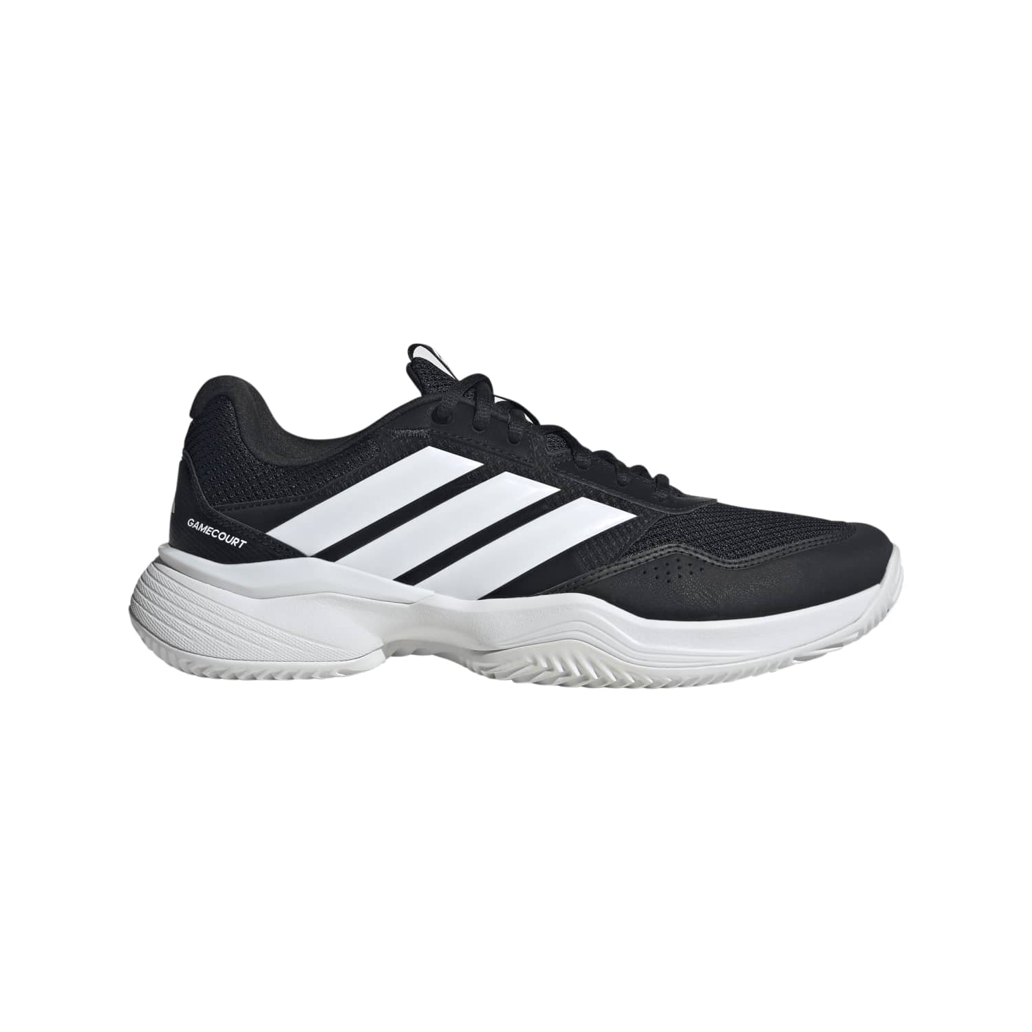 Zapatillas de tenis y pádel de hombre GAMECOURT 3 CLAY adidas - Negro / Blanco Negro / Blanco-1