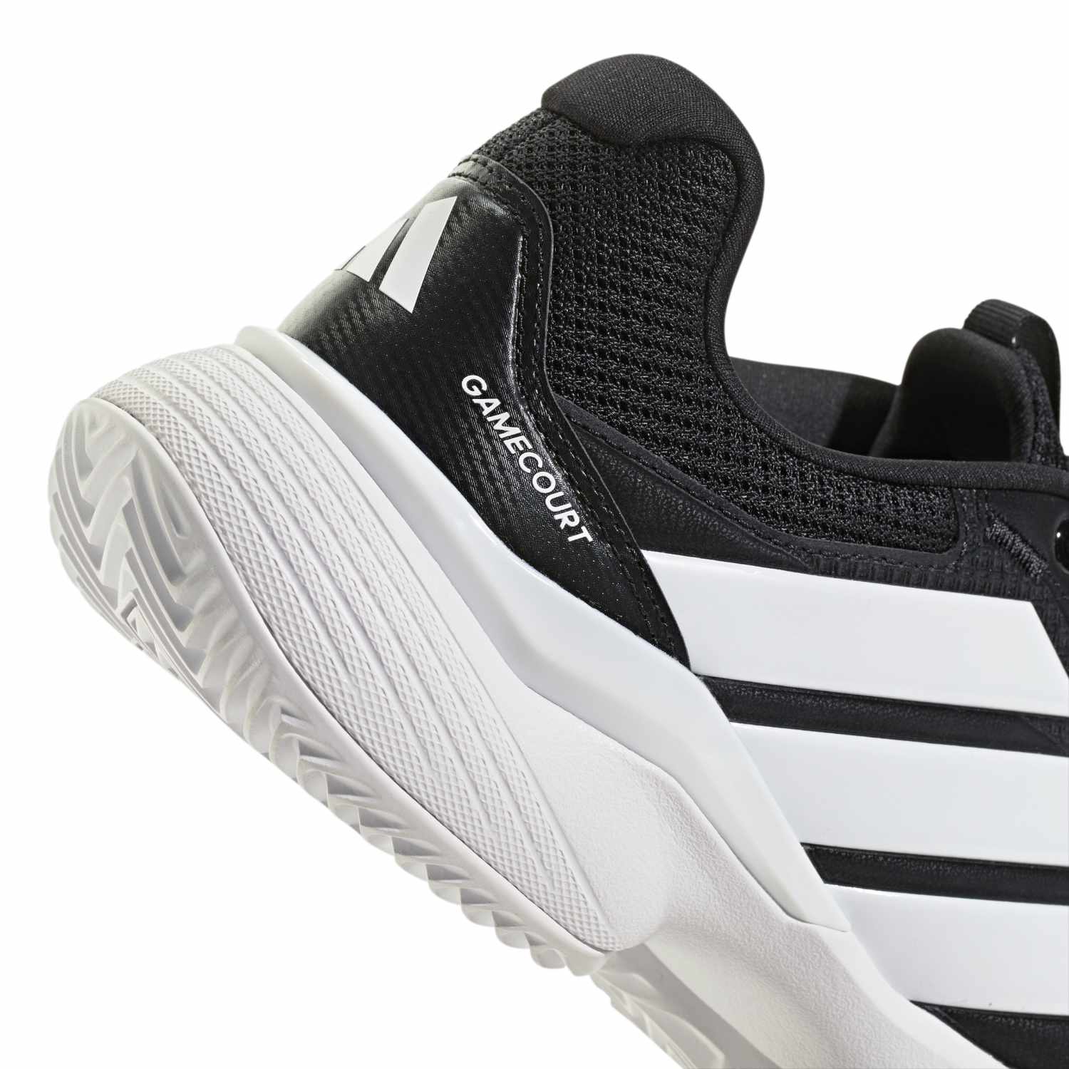 Zapatillas de tenis y pádel de hombre GAMECOURT 3 CLAY adidas - Negro / Blanco Negro / Blanco-7