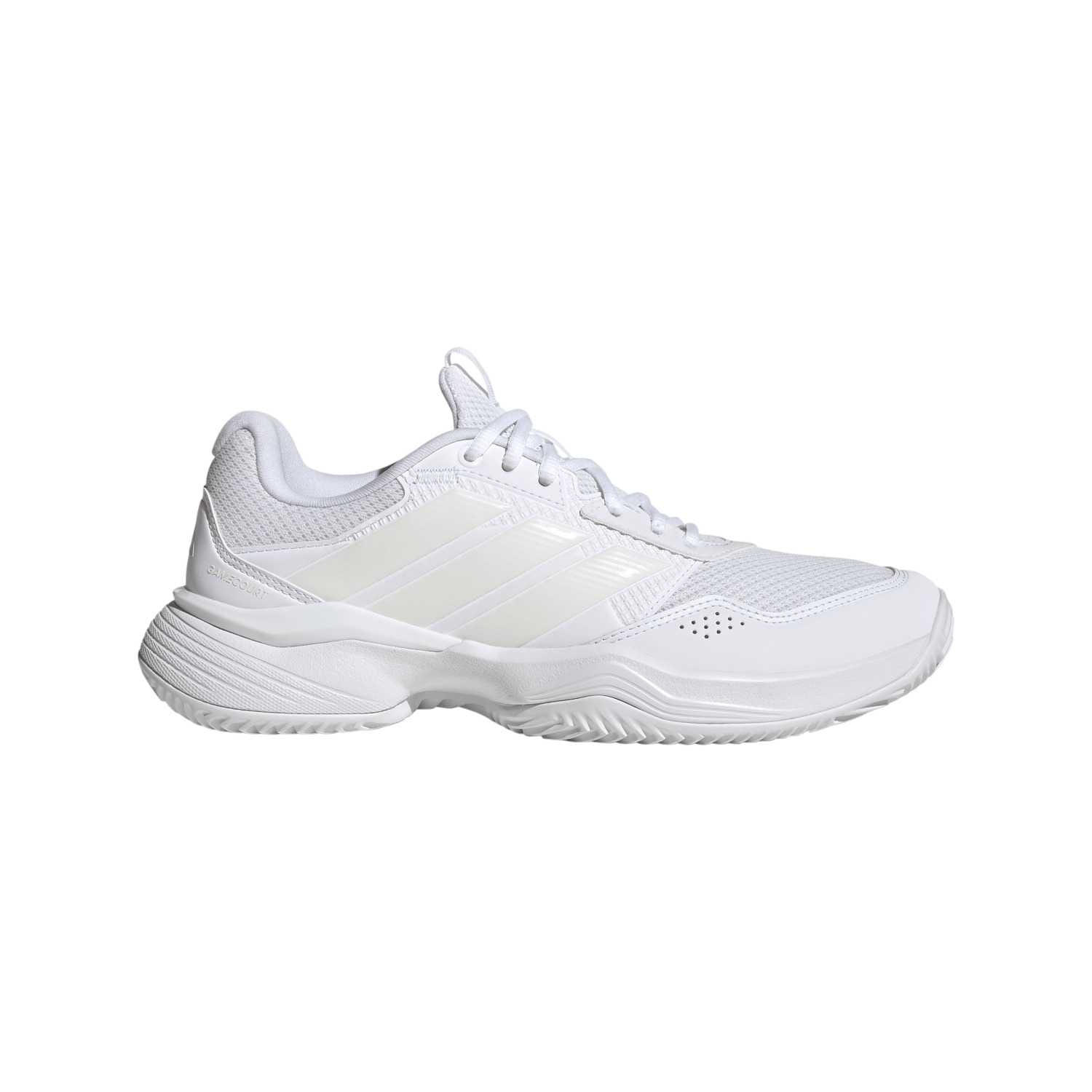 Zapatillas de tenis y pádel de mujer GAMECOURT 3 CLAY adidas - Blanco Blanco-1