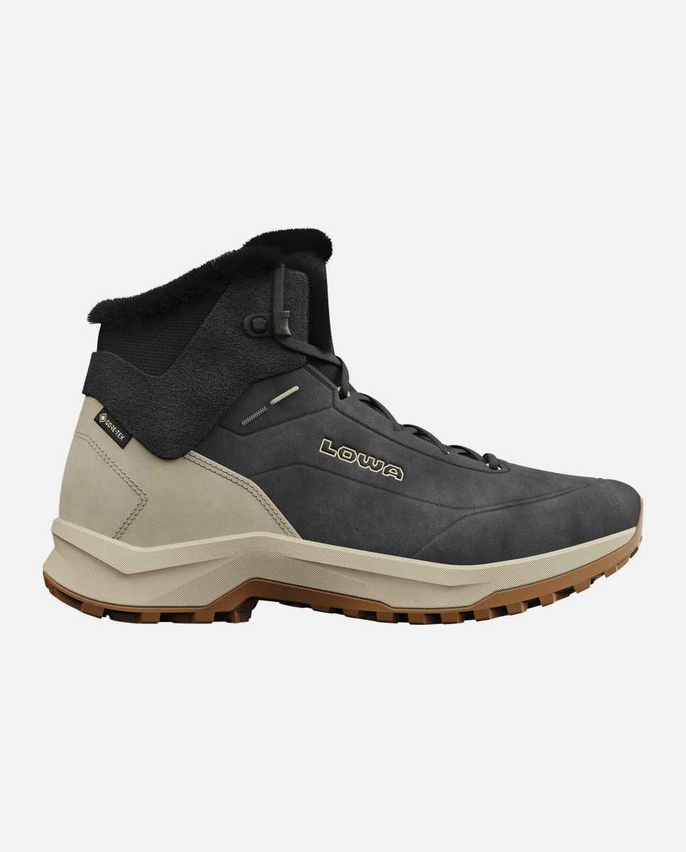 Lowa Botas de montaña de hombre Kaloya Winter GTX Mid Ws Gris
